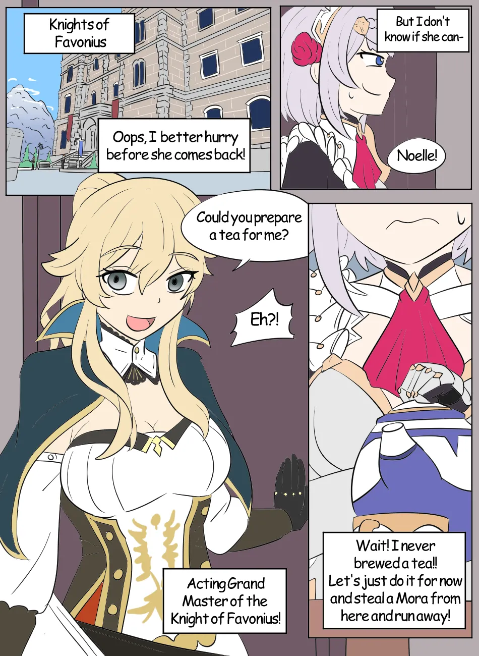 Genshin TSF: Swap-toss page 13 featuring noelle genshin impact parody - body swap full color hentai manga - read online free