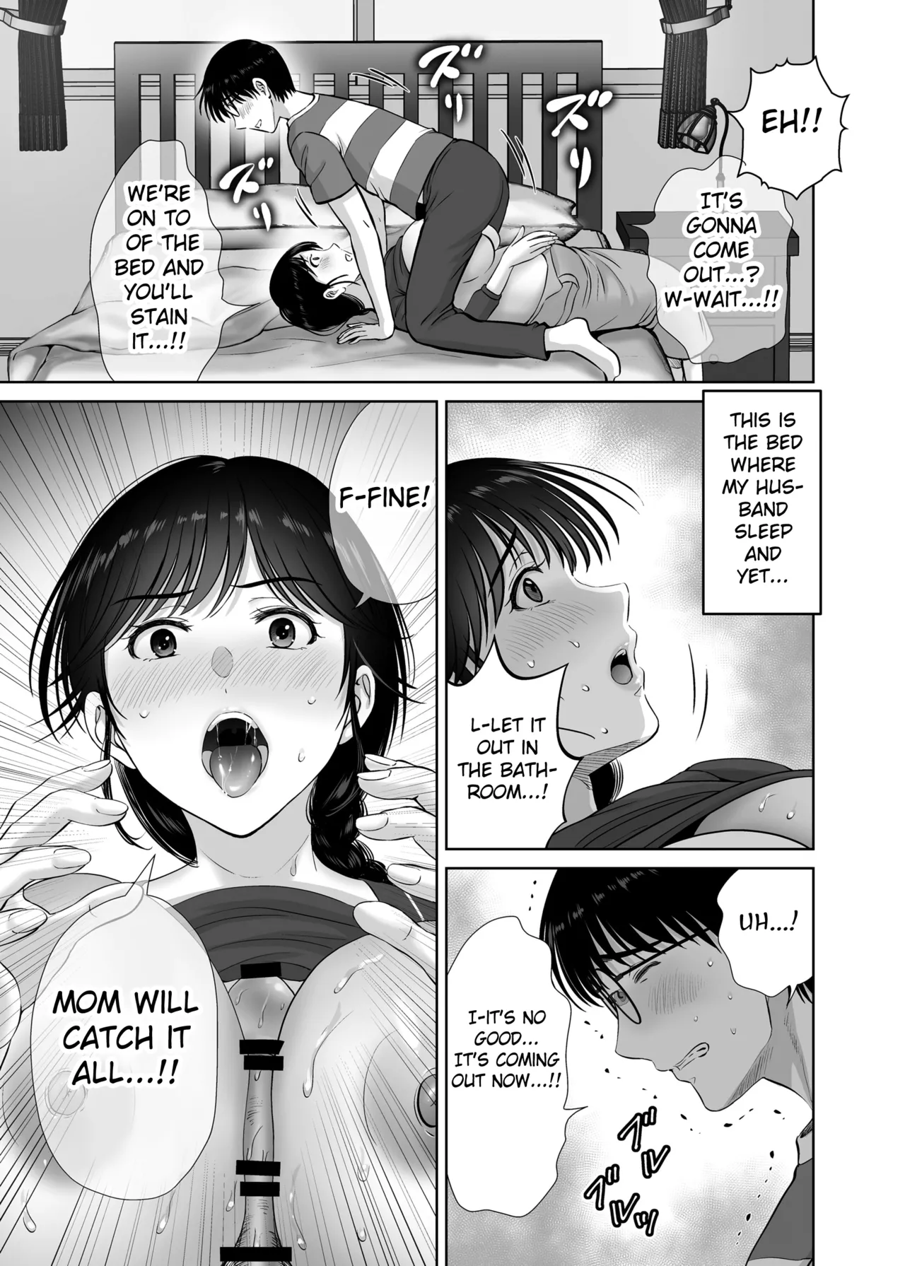 Kyonyuu Kaa-san ga Boku no Me mo Mae de 2 page 42 original parody - sole female paizuri hentai manga - read online free