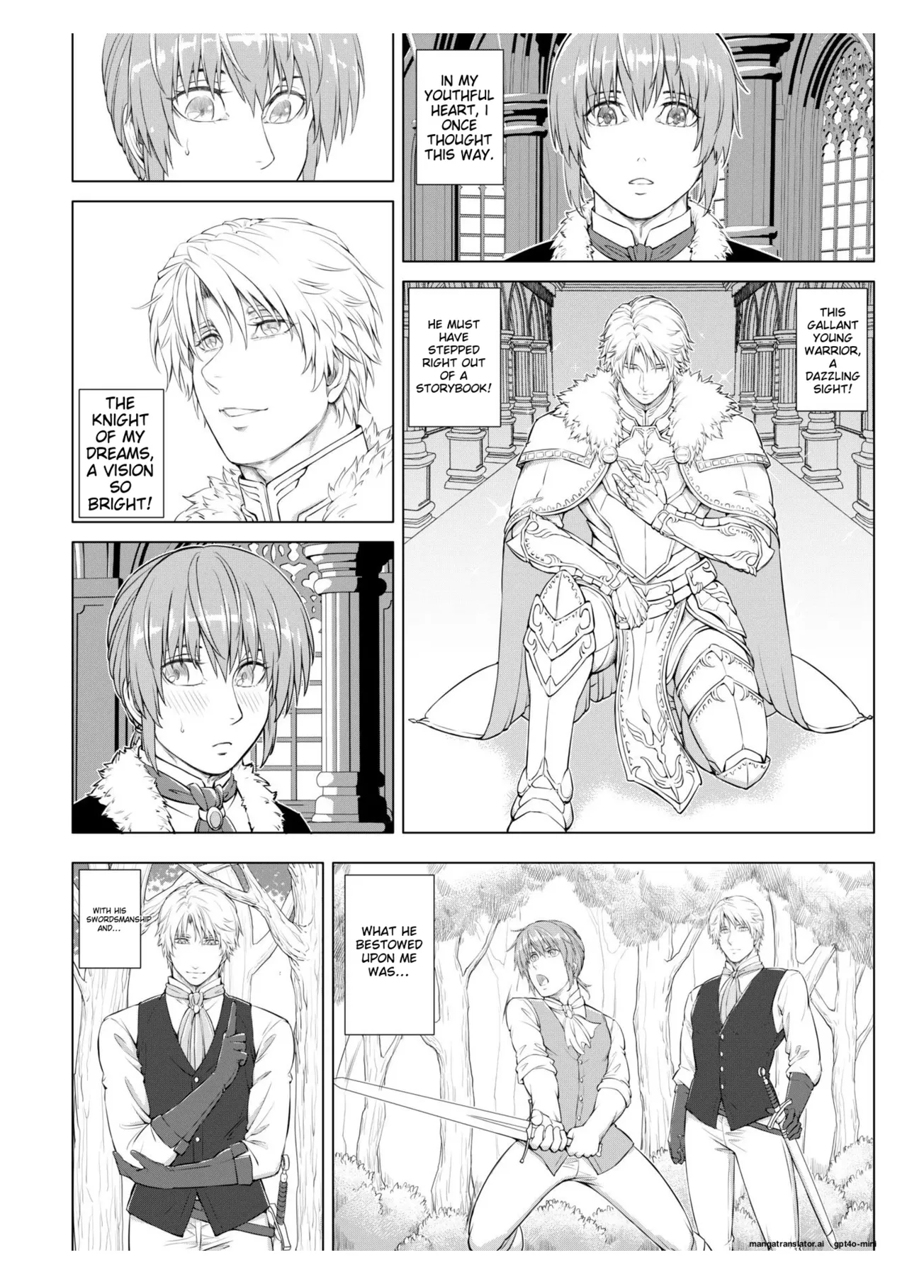 The Knight and the Prince's Secret Night page 10 original parody - rough translation muscle hentai manga - read online free