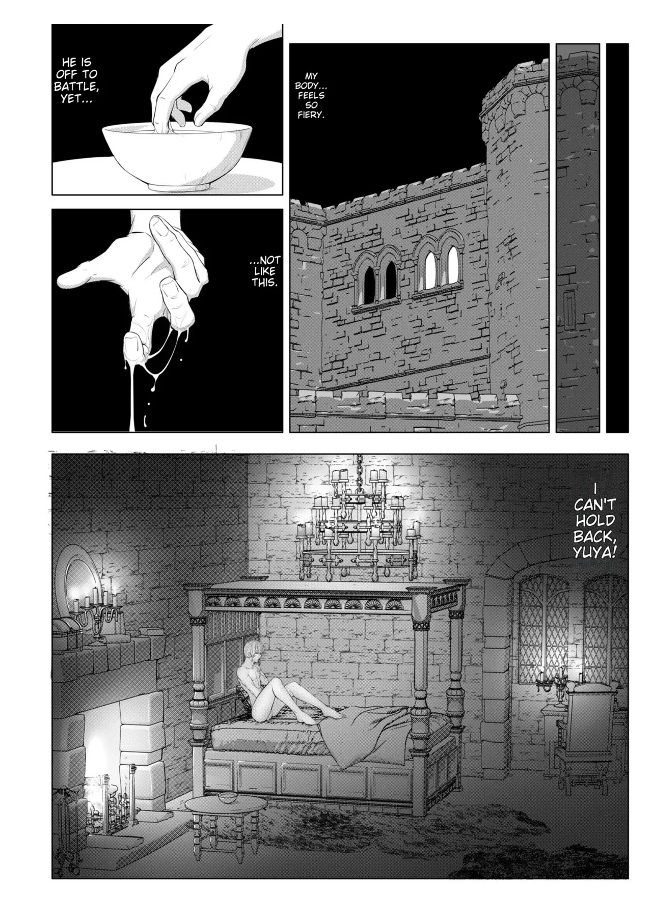 The Knight and the Prince's Secret Night page 12 original parody - rough translation muscle hentai manga - read online free