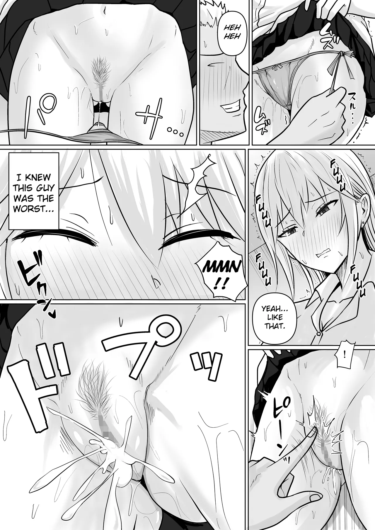 Class no Yankee Joshi ni Hyoui 5 | I Possessed the Class Yankee Girl 5 page 24 original parody - kissing leg lock hentai manga - read online free