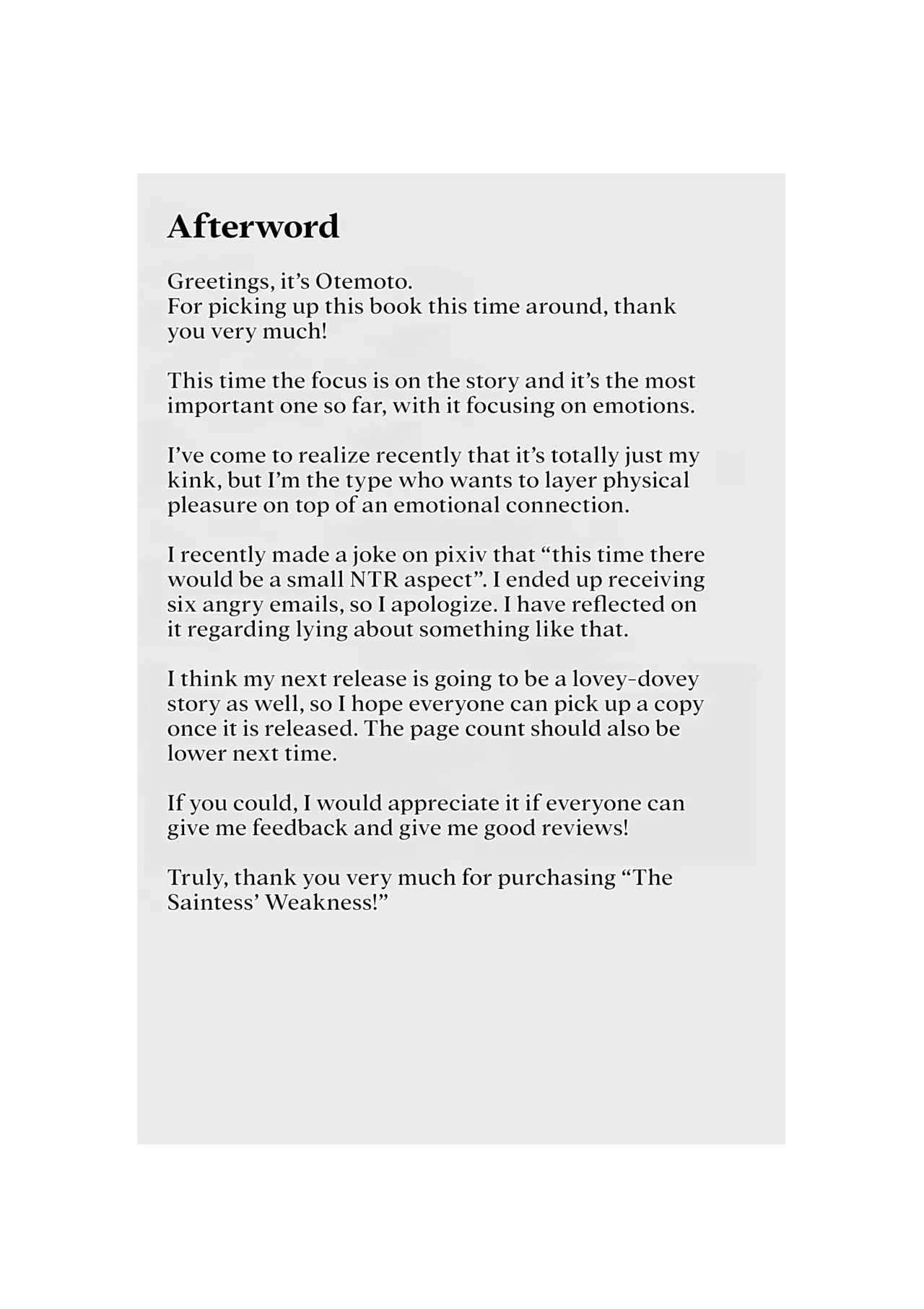 Seijo-sama no Jakuten | The Saintess' Weakness page 73 original parody - sole female nakadashi hentai manga - read online free