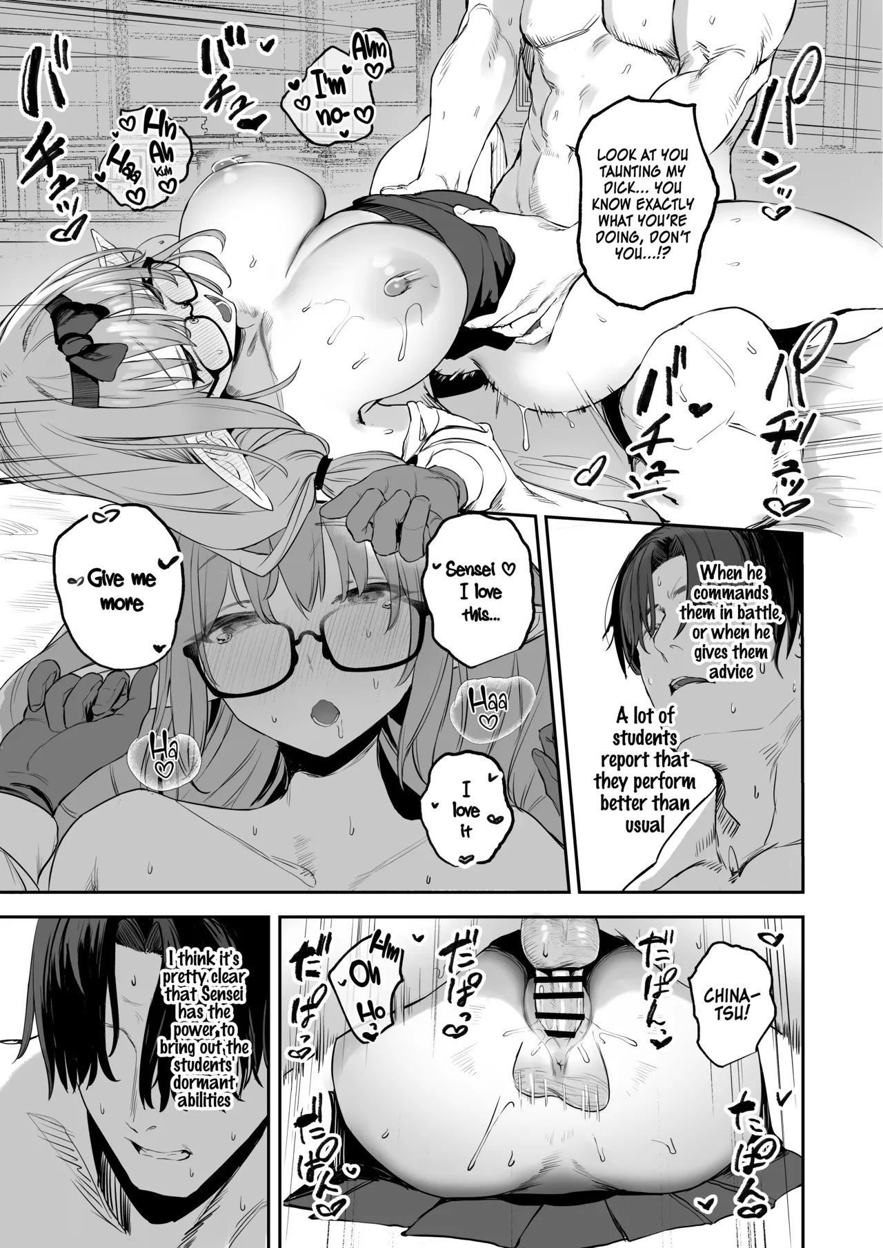 Ore no Seito wa Succubus Kamo Shirenai | My Student Might Be a Succubus page 19 featuring chinatsu hinomiya blue archive parody - elf big breasts hentai manga - read online free