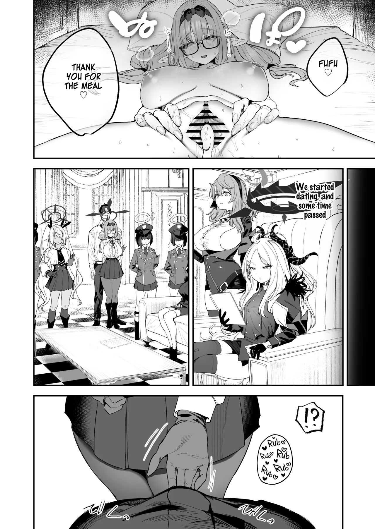 Ore no Seito wa Succubus Kamo Shirenai | My Student Might Be a Succubus page 30 featuring chinatsu hinomiya blue archive parody - sole female sole male hentai manga - read online free