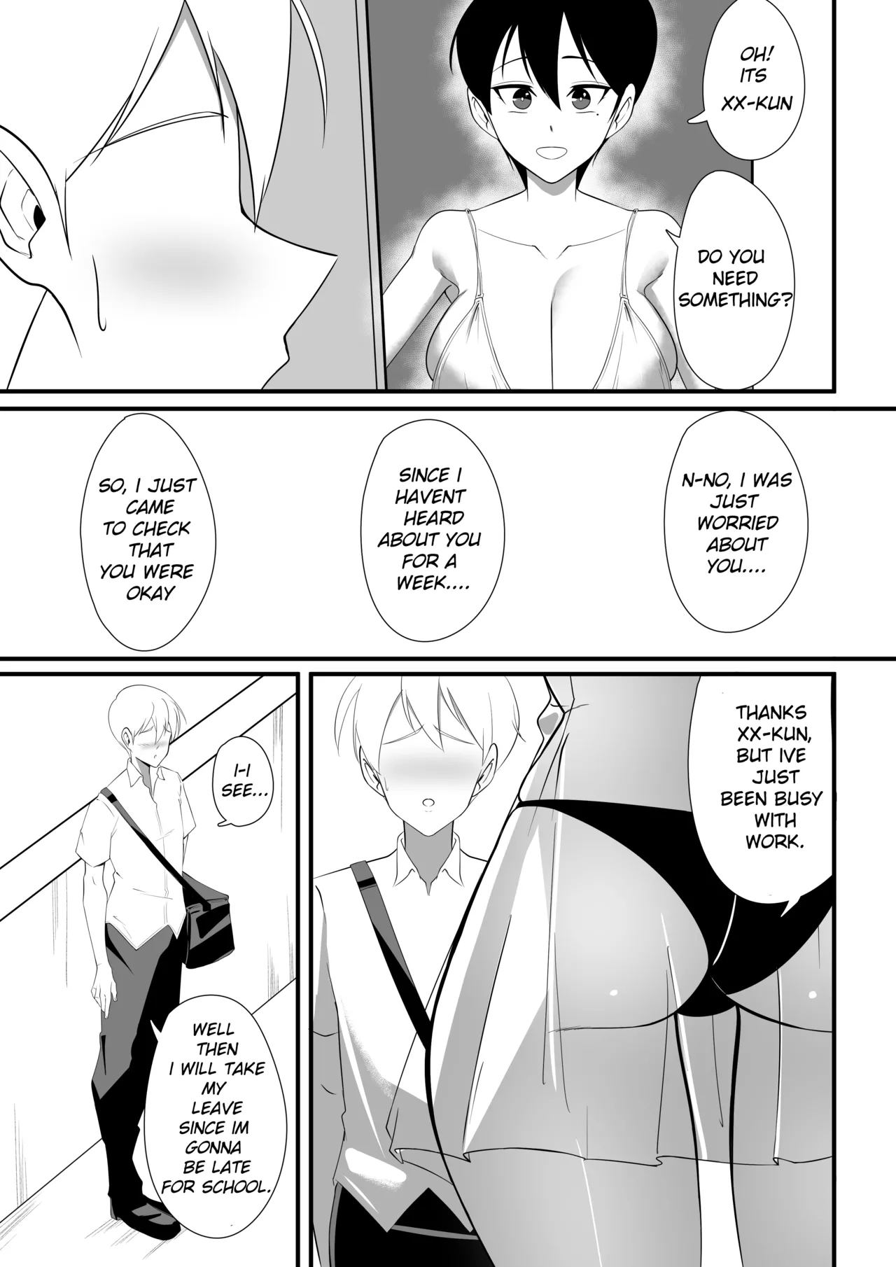 [Sorabluesky] Bukiyou de Eroi Rinjin Sayuri-san | My Clumsy and Erotic Neighbor Sayuri-san [English] page 13 original parody - big breasts glasses hentai manga - read online free