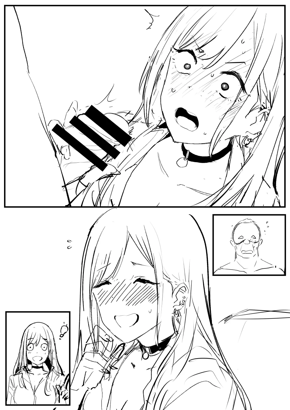 海夢 page 12 featuring marin kitagawa sono bisque doll wa koi o suru parody - old man schoolgirl uniform hentai manga - read online free