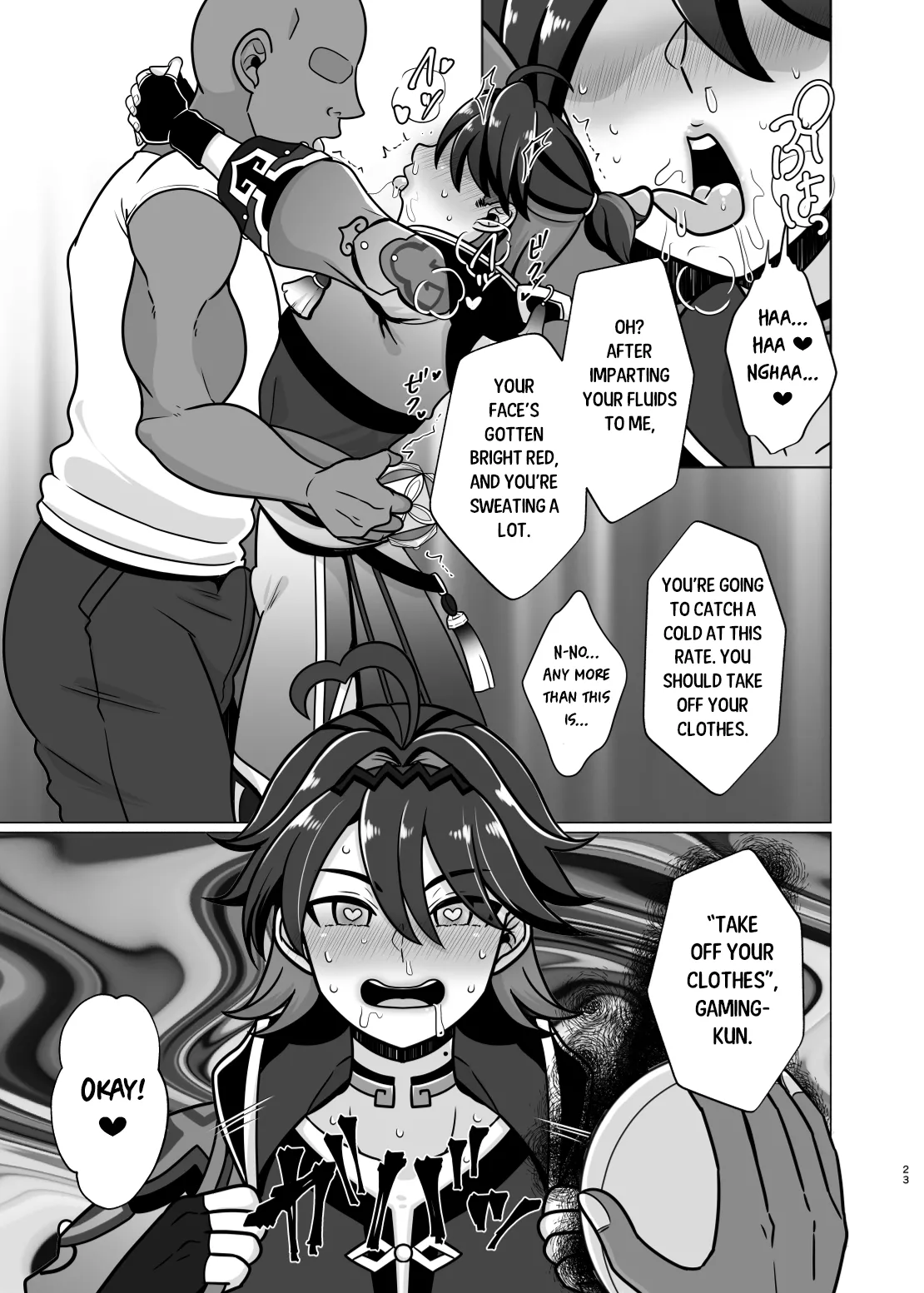 Honto ni Atta!? Saimin Seiibutsu 3 | It Really Exists!? Hypnosis Artifact 3 page 22 featuring mika schmidt genshin impact parody - chastity belt strap-on hentai manga - read online free