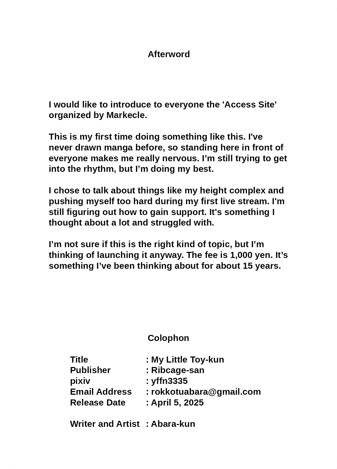 [Rokkotsu-san (Abara-kun)] Watashi no Omocha-kun | My Little Toy-kun (Dildo) 1 [English] [Nipis Family] - Page 35