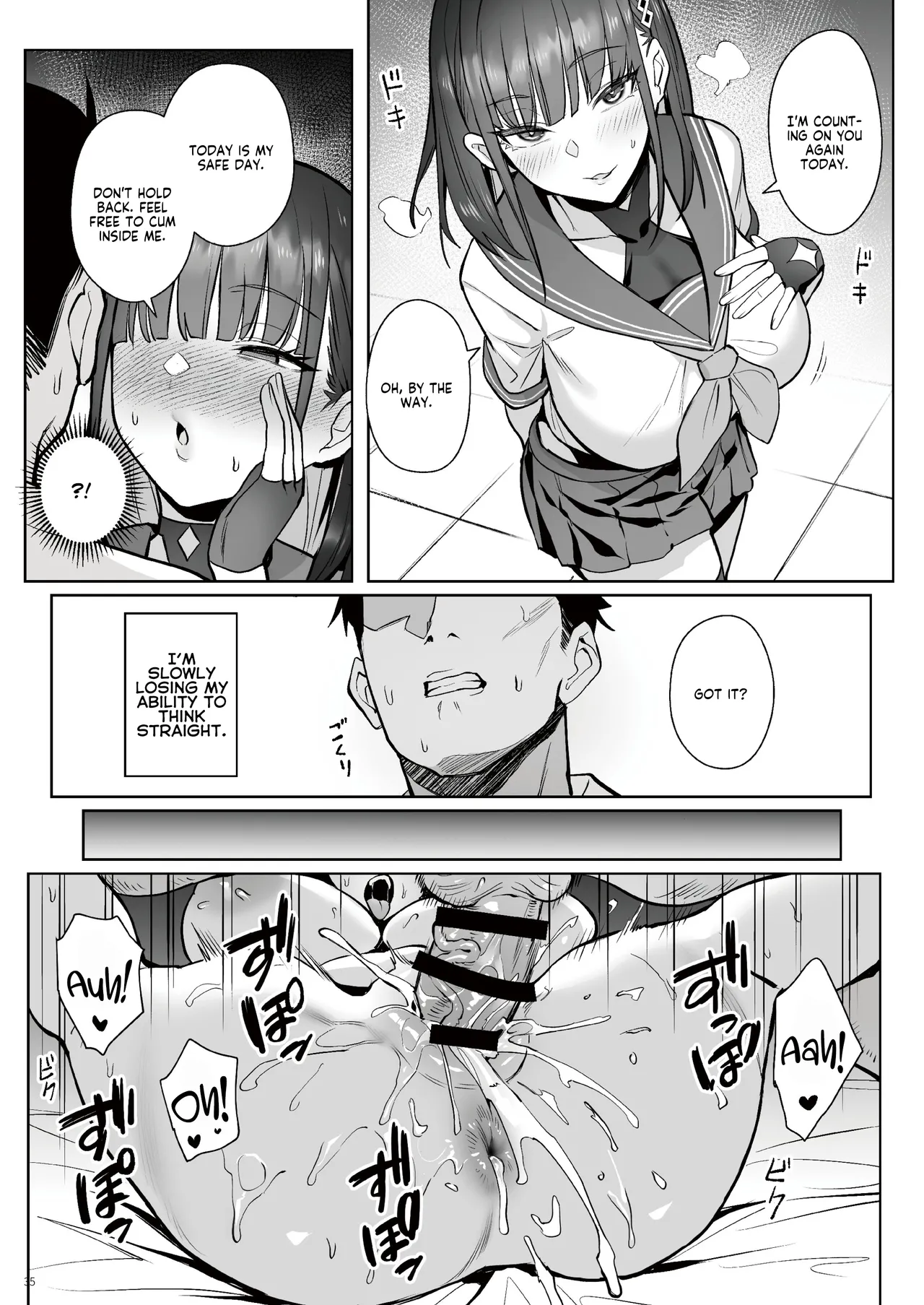 Moto Mahou Shoujo no Shigoto Hanashi Ao Zenjitsutan | Former Magical Girl Blue's Work: The Prequel page 34 original parody - squirting scar hentai manga - read online free