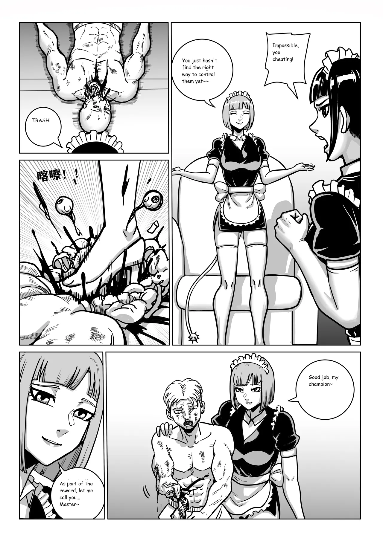 Ongoing Super-Powered Femdom Comic page 244 original parody - gloves femdom hentai manga - read online free