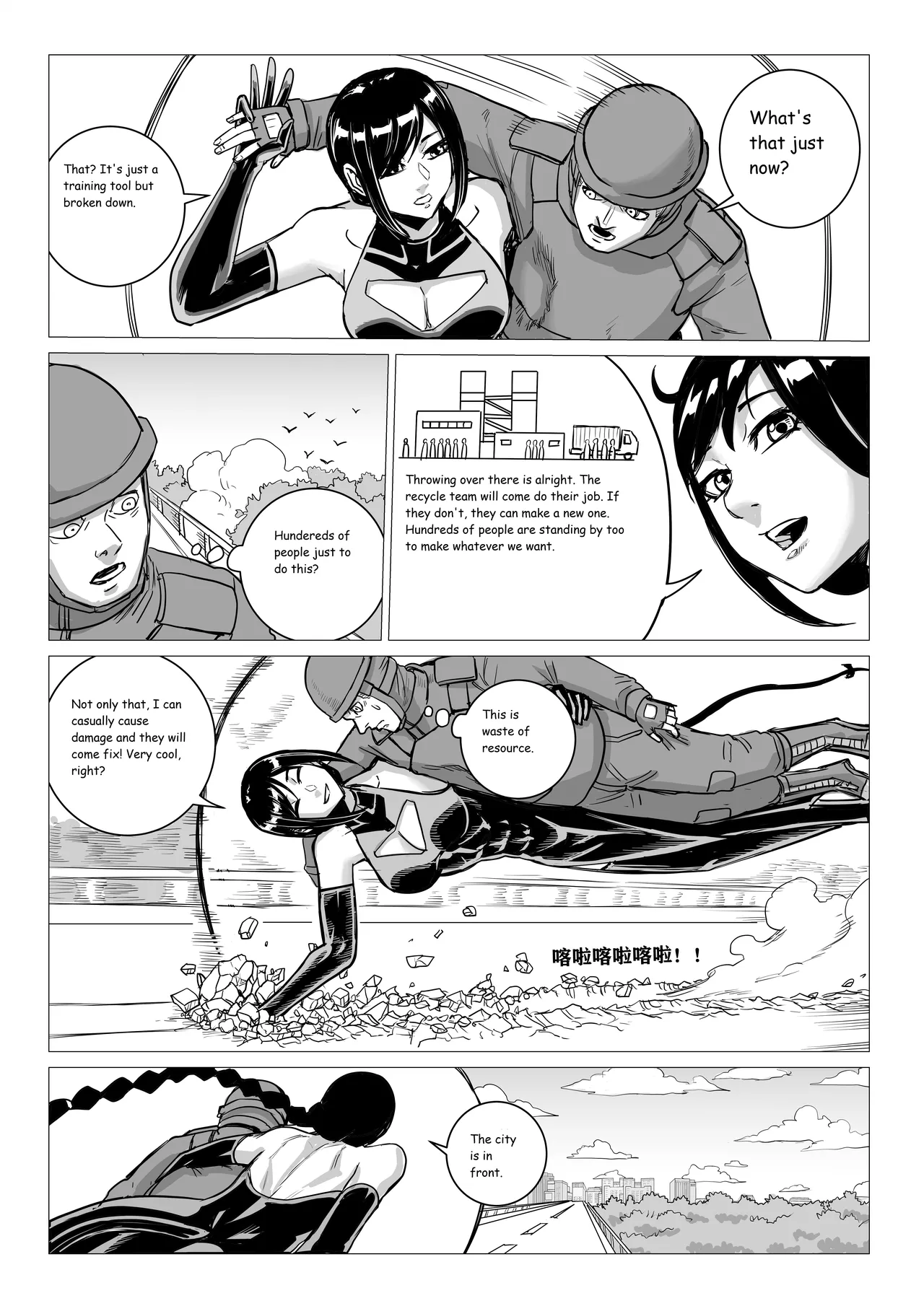 Ongoing Super-Powered Femdom Comic page 43 original parody - gloves femdom hentai manga - read online free