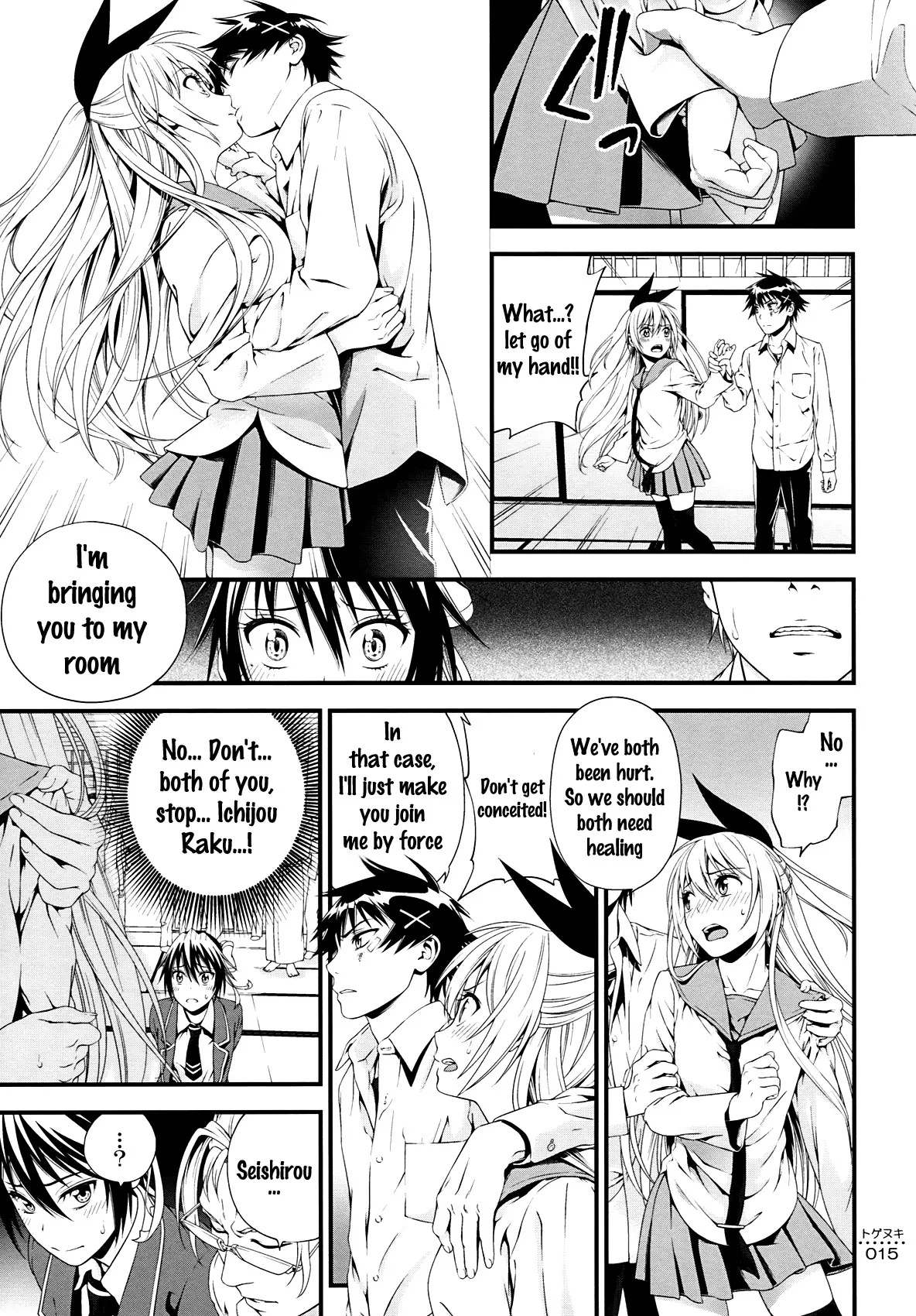 Togenuki page 14 featuring chitoge kirisaki nisekoi parody - stockings very long hair hentai manga - read online free