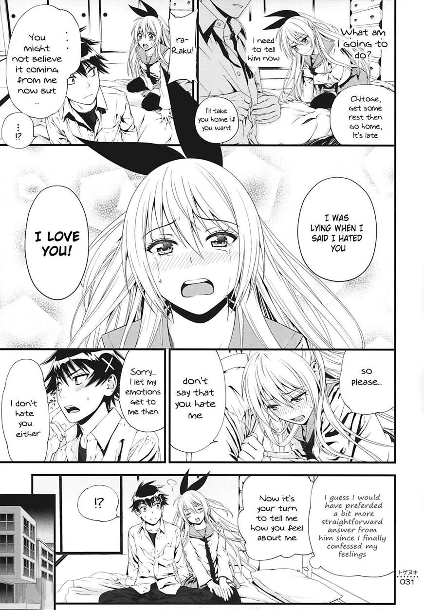 Togenuki page 30 featuring chitoge kirisaki nisekoi parody - schoolboy uniform schoolgirl uniform hentai manga - read online free