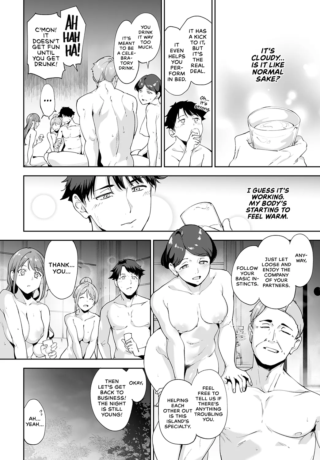 Amoral Island: Episode 4 page 20 - sole male nakadashi hentai manga - read online free