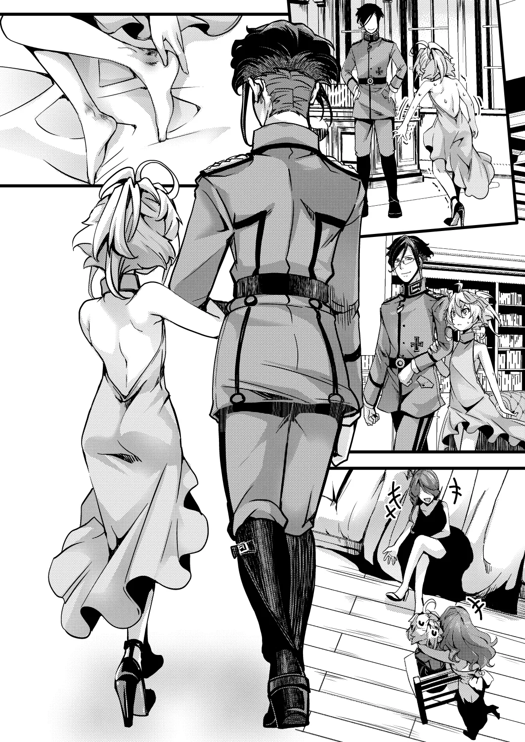 囮捜査なレルターの話 page 17 featuring tanya von degurechaff youjo senki parody - glasses gender bender hentai manga - read online free