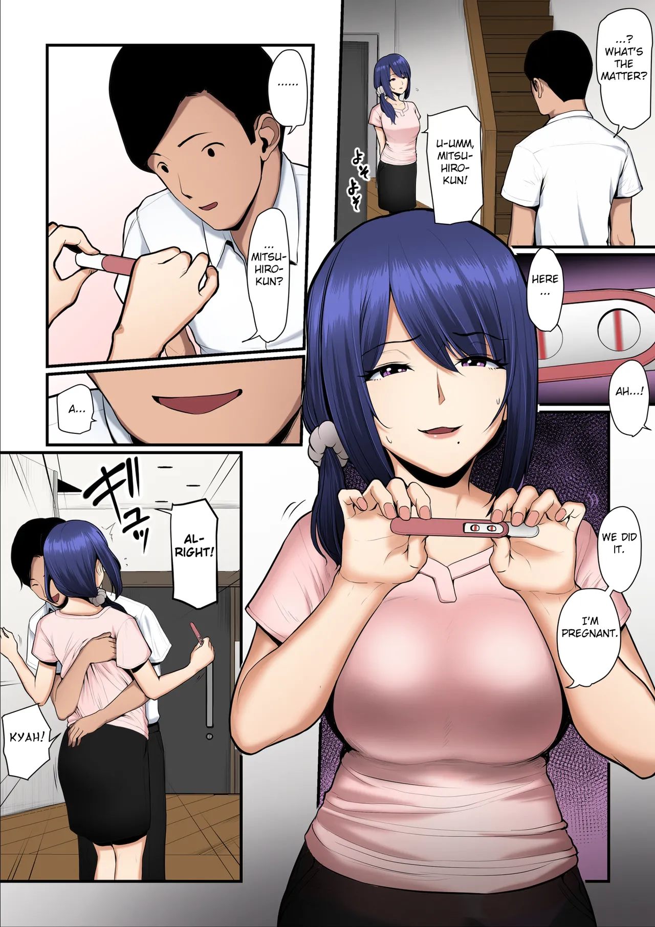 Nureta Ajisai 3 page 19 original parody - business suit pregnant hentai manga - read online free