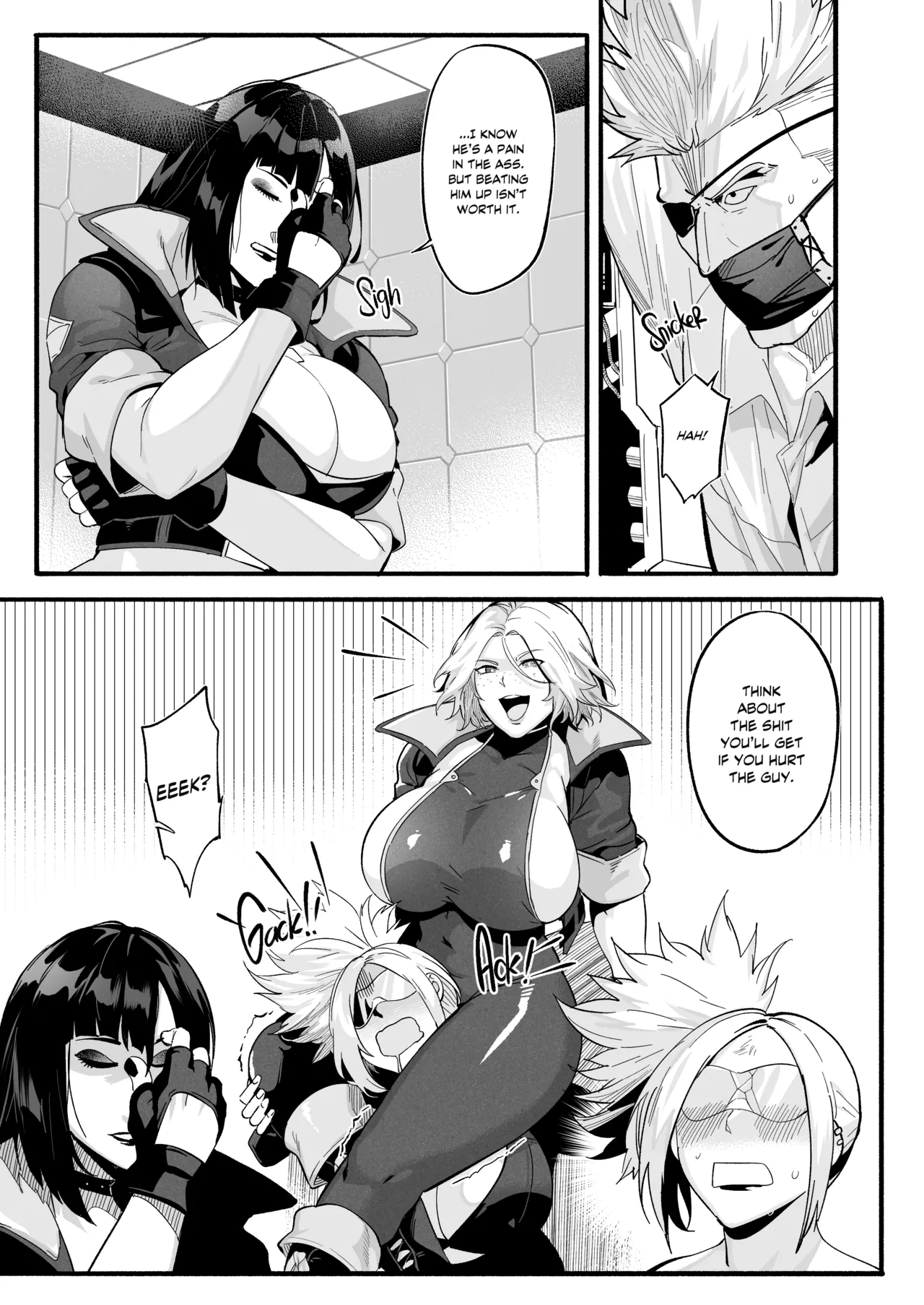 [WaifuSplit (Ryopie)] A-BLOCK ch.1-2 [English] page 58 original parody - paizuri big breasts hentai manga - read online free