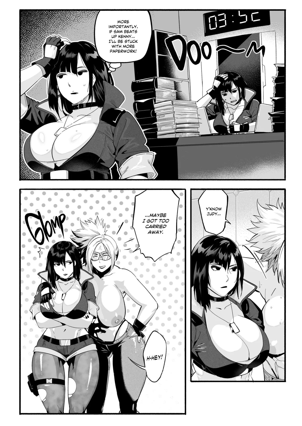 [WaifuSplit (Ryopie)] A-BLOCK ch.1-2 [English] page 59 original parody - big breasts paizuri hentai manga - read online free