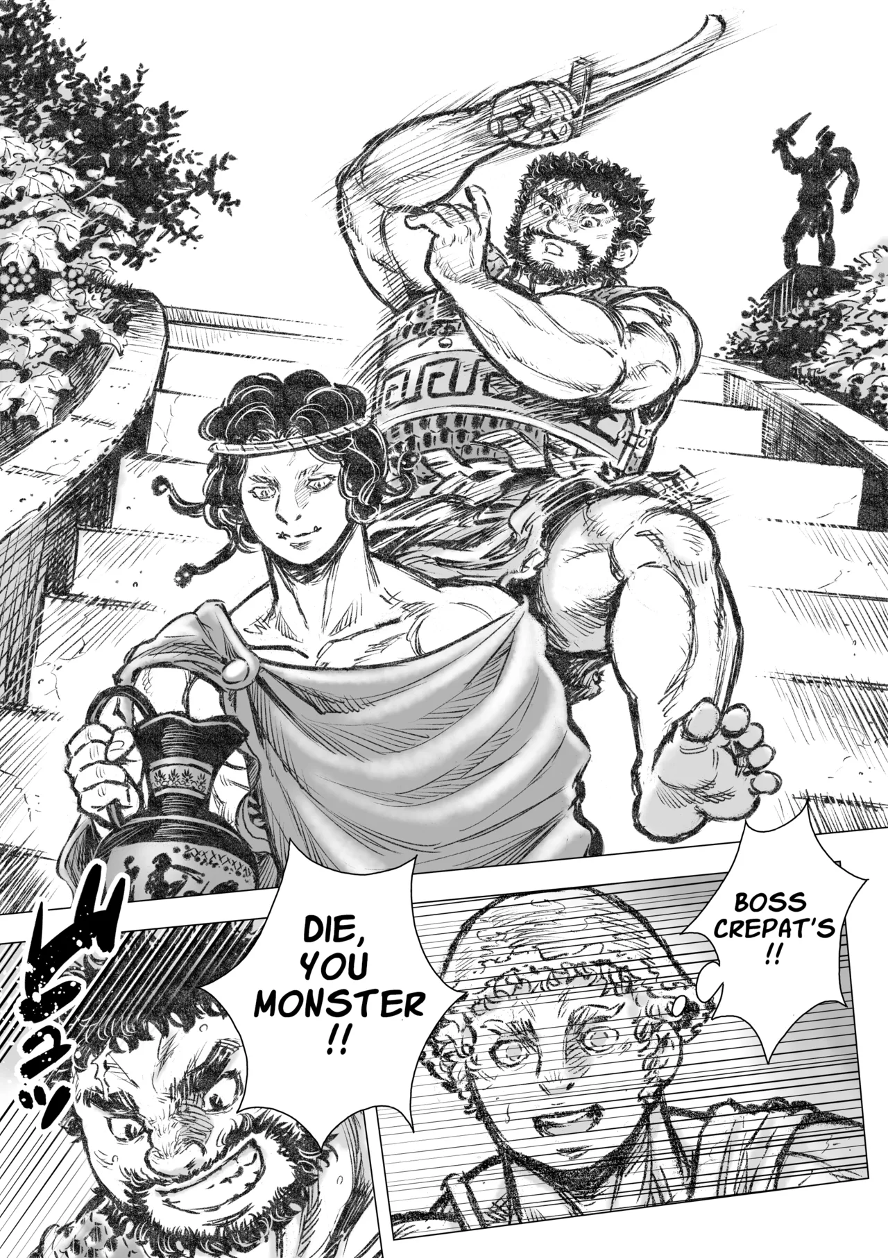 Gorgon's Gardening I page 12 original parody - multi-work series muscle hentai manga - read online free