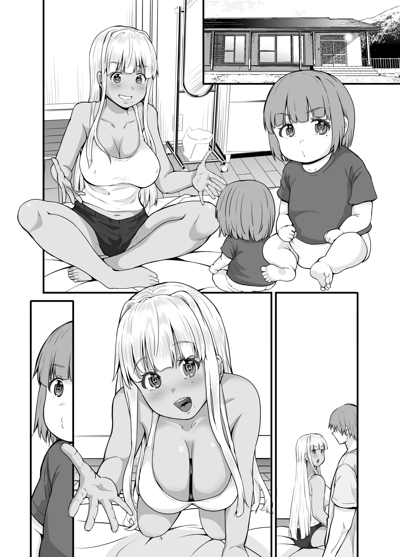 Inaka no Kuro Gal JK to Kekkon Shimashita 4 page 64 original parody - sole female sole male hentai manga - read online free