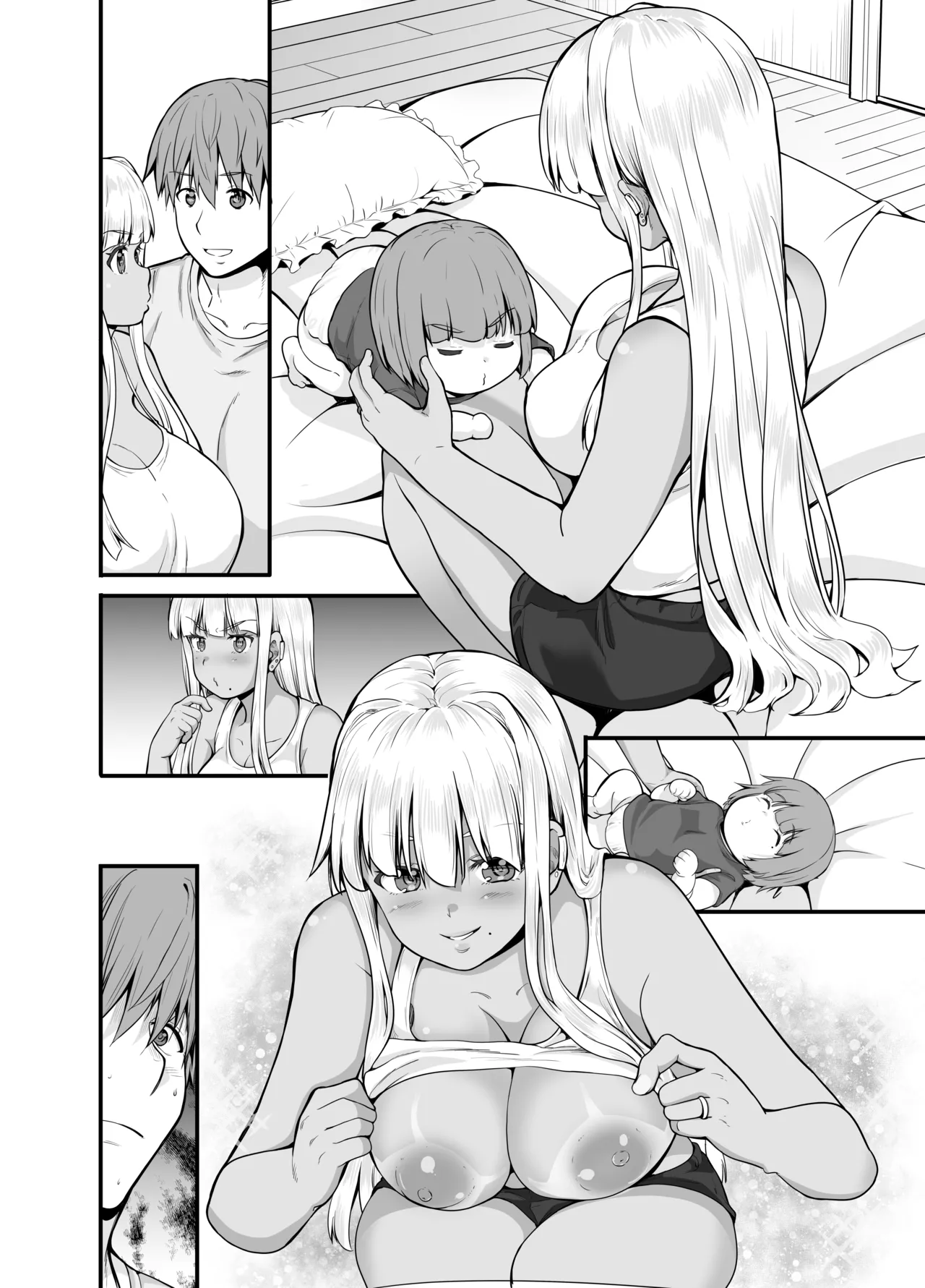 Inaka no Kuro Gal JK to Kekkon Shimashita 4 page 65 original parody - big breasts breast feeding hentai manga - read online free