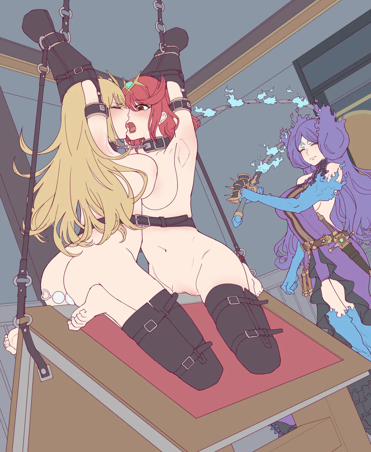 An Unexpected Journey page 25 featuring mythra xenoblade chronicles 2 parody - blindfold pantyhose hentai manga - read online free