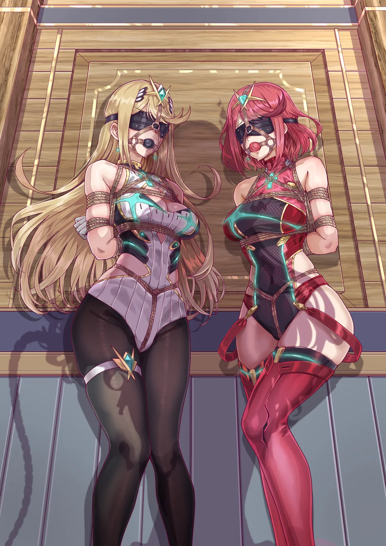 An Unexpected Journey page 43 featuring mythra xenoblade chronicles 2 parody - blindfold pantyhose hentai manga - read online free