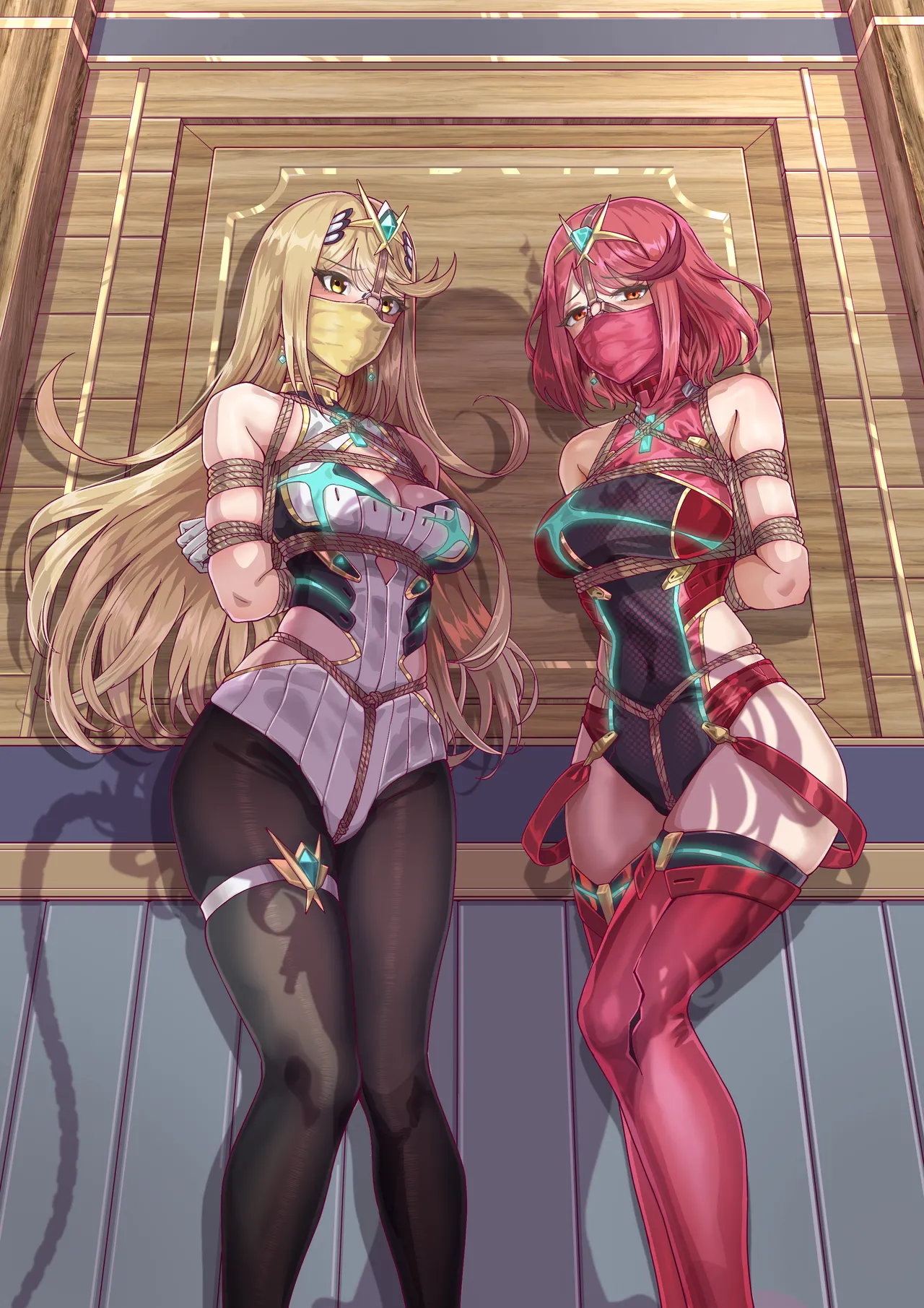 An Unexpected Journey page 49 featuring mythra xenoblade chronicles 2 parody - blindfold pantyhose hentai manga - read online free
