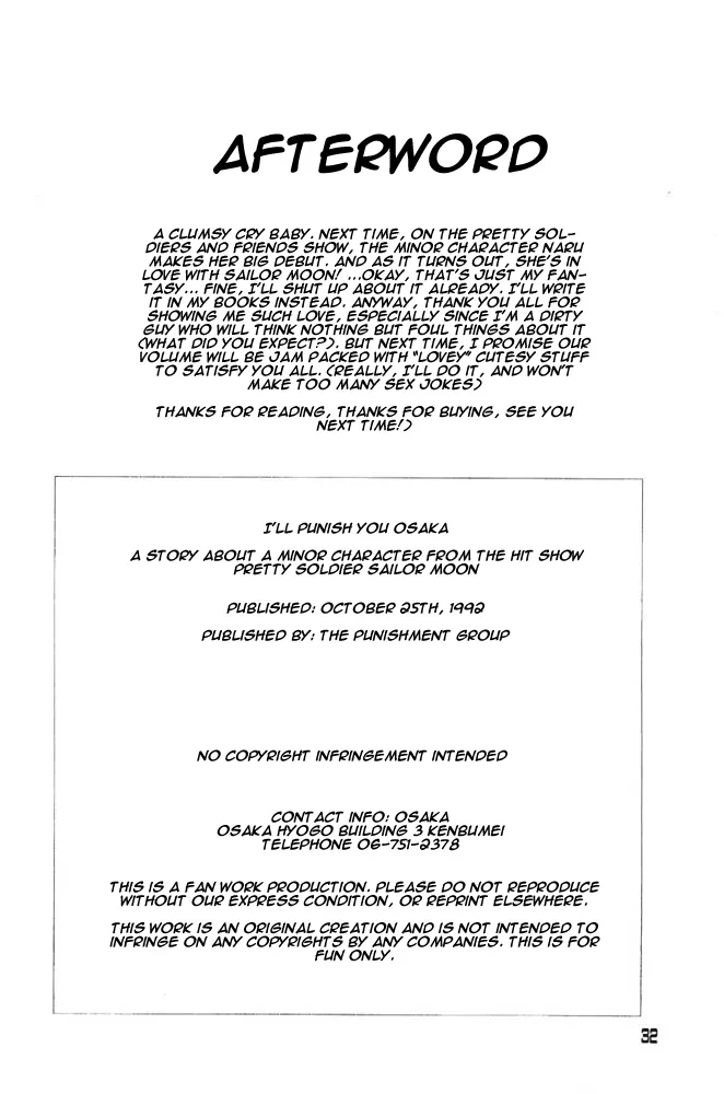 Oshioki Kotekote Oosaka Da Mono page 25 featuring naru osaka sailor moon parody - read online free