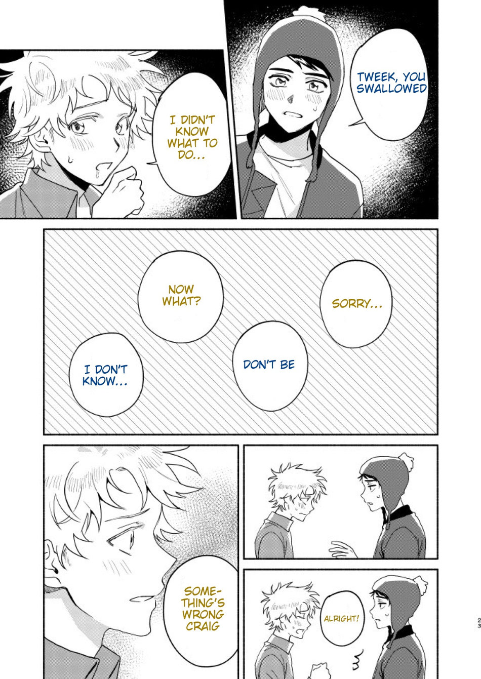 Tweek Sex Craig 2 page 19 featuring tweek tweak south park parody - blowjob anal hentai manga - read online free