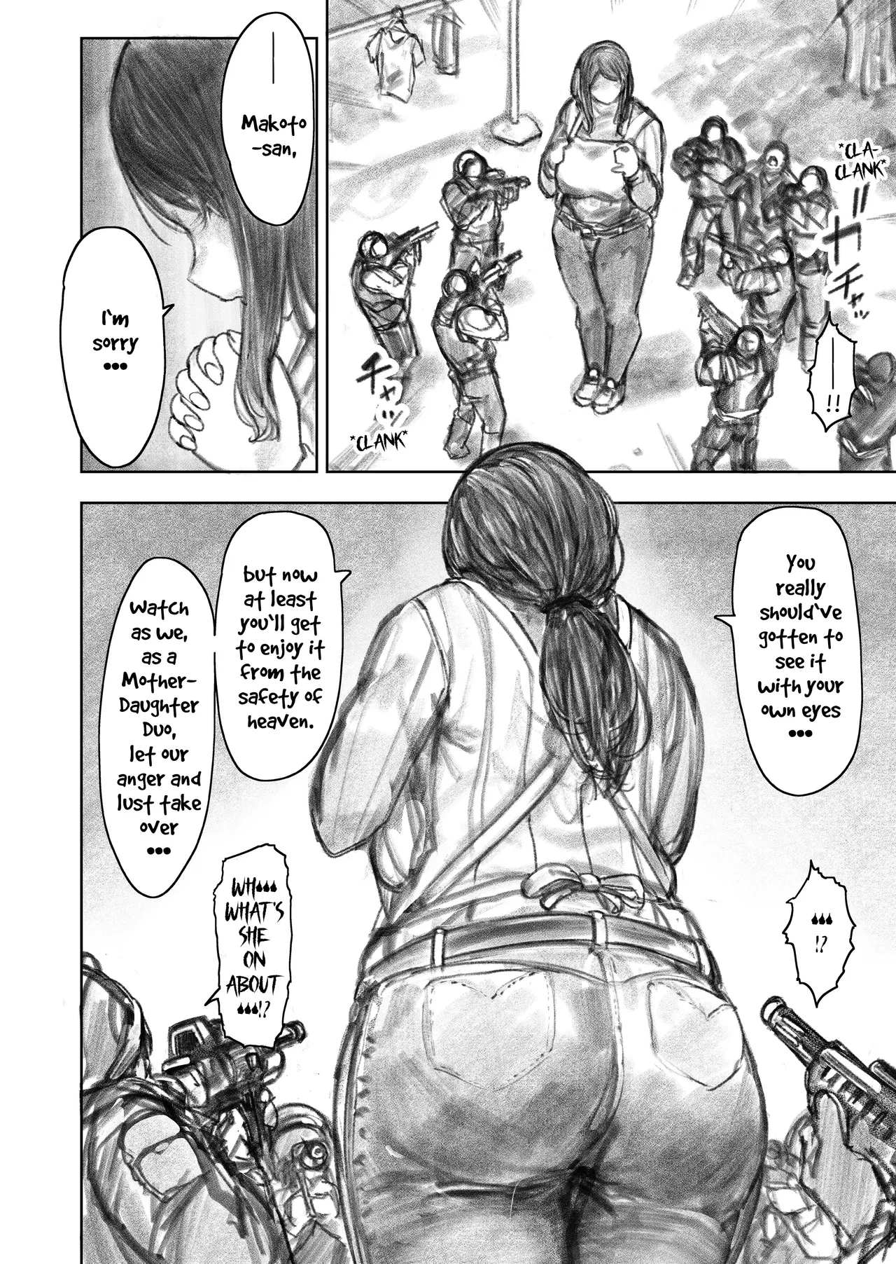 Kyodai Oyako | The Giant Mother-Daughter Duo page 50 original parody - big breasts milf hentai manga - read online free