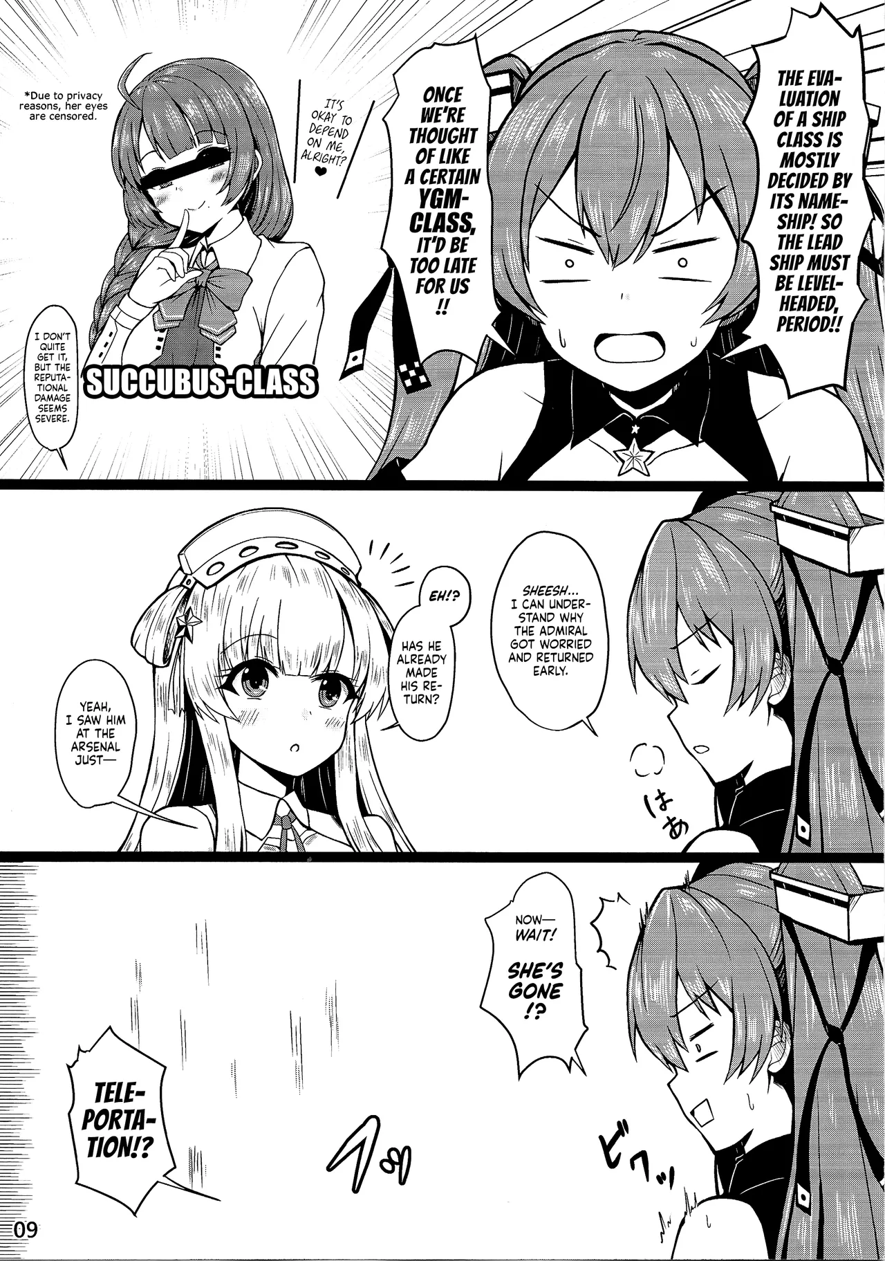 Fletcher is in heat❤︎ page 9 featuring teitoku kantai collection parody - sole female sole male hentai manga - read online free