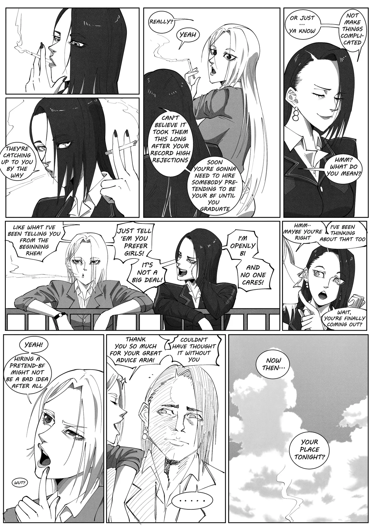 GNO: Girl's Night Out - Issue 02 page 47 original parody - ttf threesome futanari hentai manga - read online free