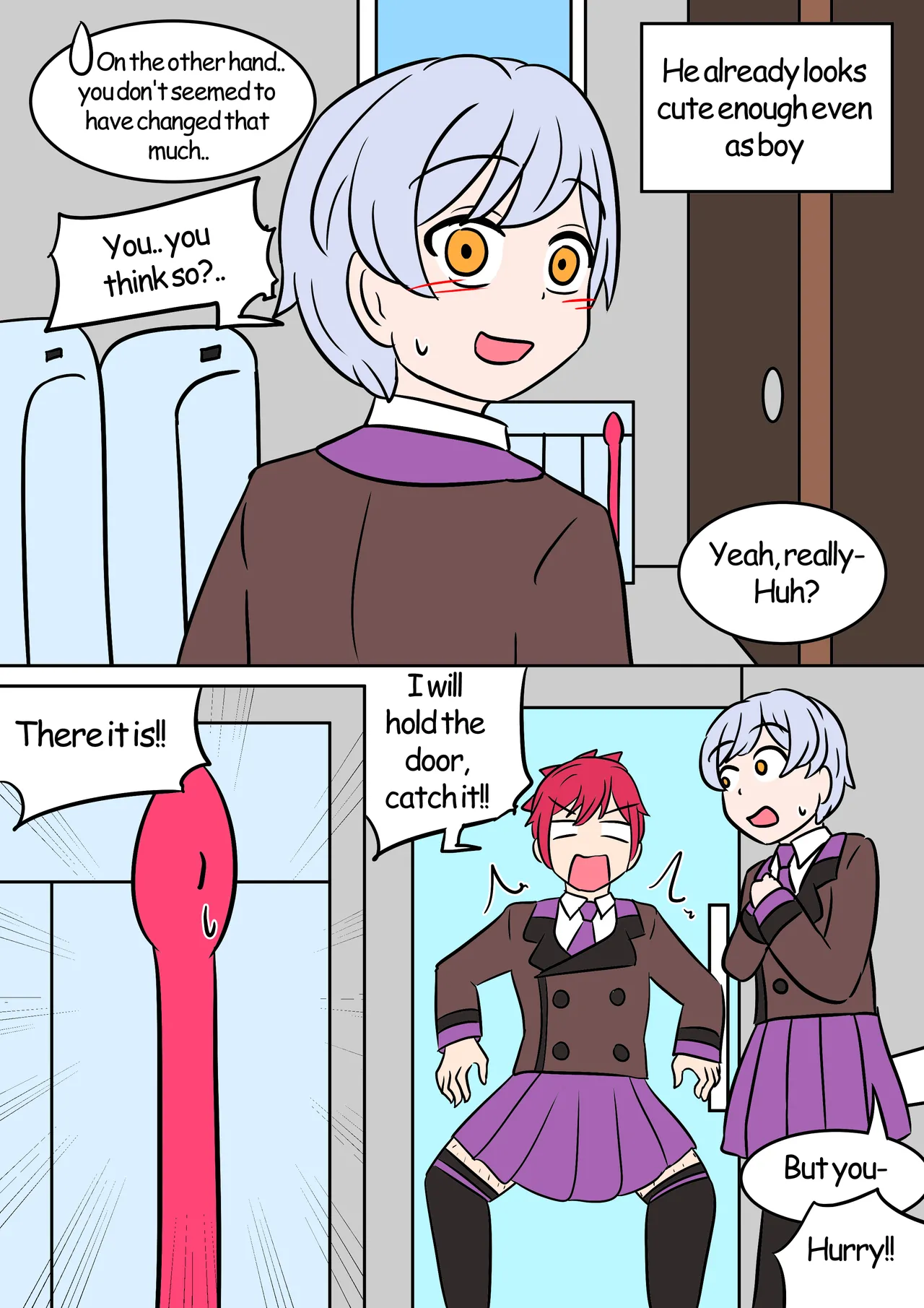 TSG page 63 original parody - transformation body swap hentai manga - read online free