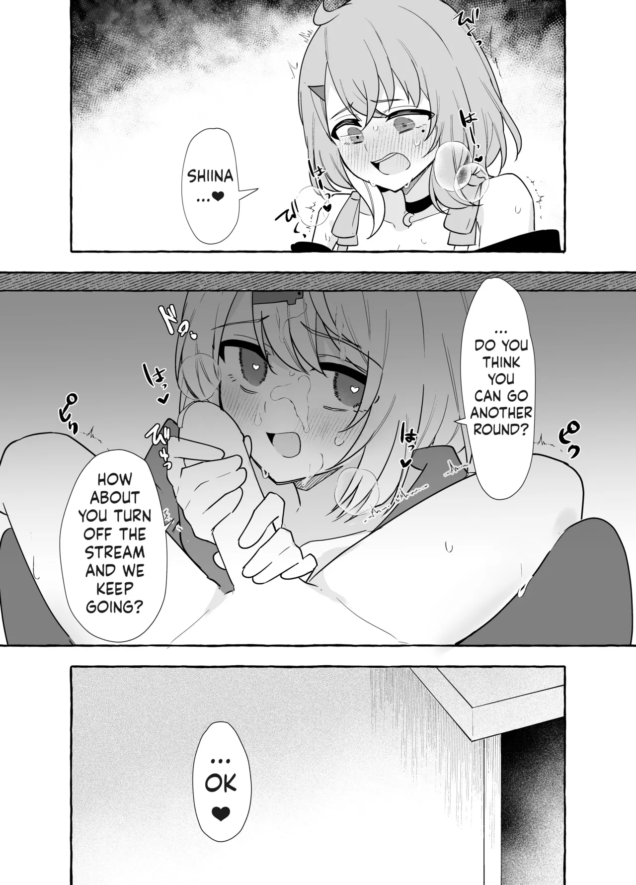 Futanari Sasaki and Shiina page 21 featuring shiina yuika nijisanji parody - sole female nakadashi hentai manga - read online free