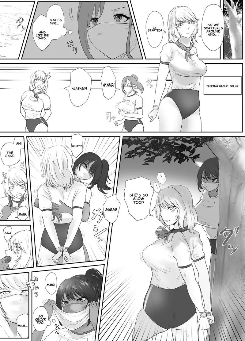 A young lady being arrested. Chapter 1-8 page 118 original parody - gag bondage hentai manga - read online free