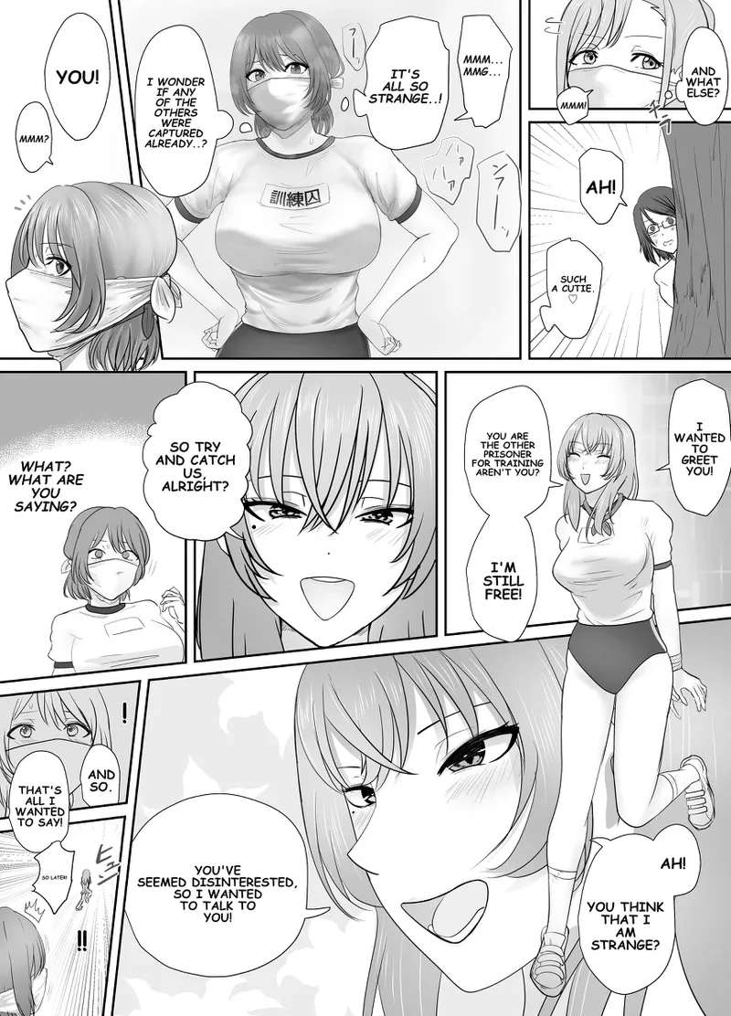 A young lady being arrested. Chapter 1-8 page 119 original parody - gag bondage hentai manga - read online free
