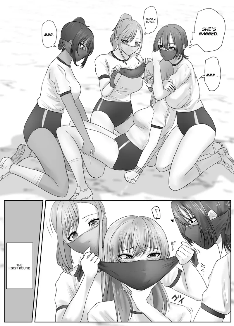 A young lady being arrested. Chapter 1-8 page 124 original parody - gag bondage hentai manga - read online free