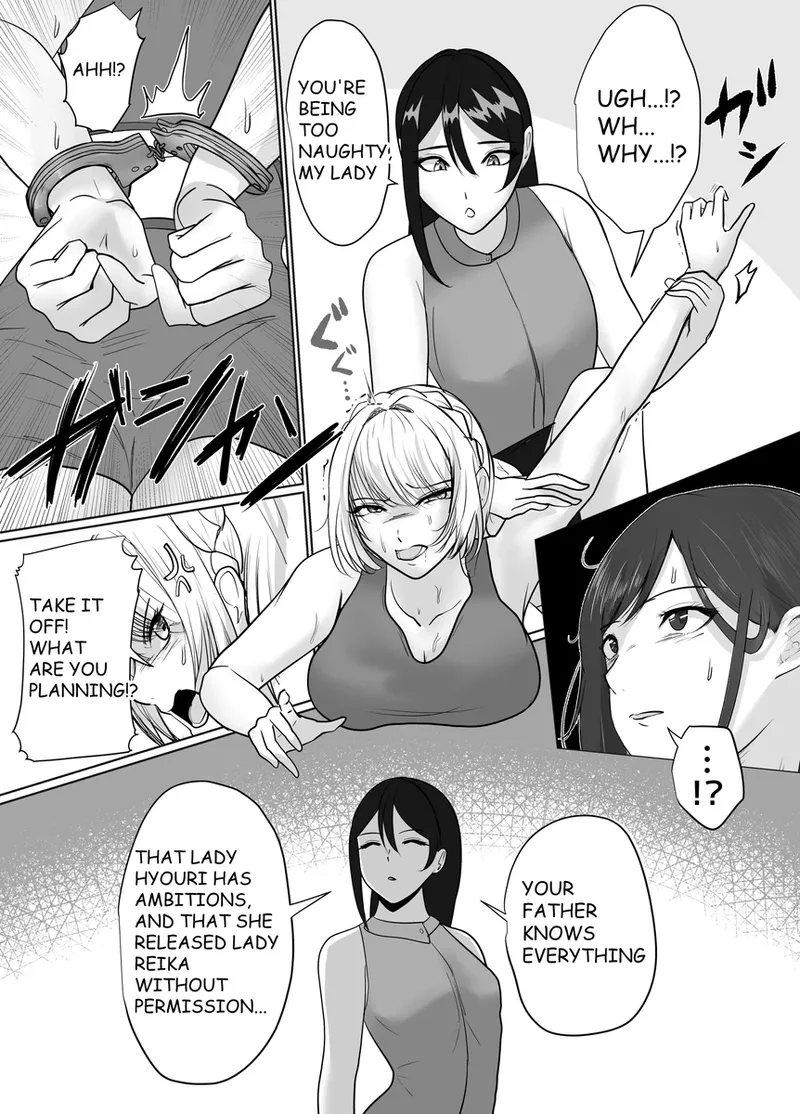 A young lady being arrested. Chapter 1-8 page 146 original parody - gag bondage hentai manga - read online free