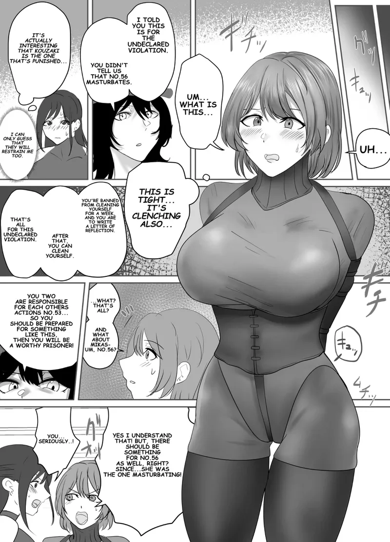 A young lady being arrested. Chapter 1-8 page 85 original parody - mouth mask bondage hentai manga - read online free