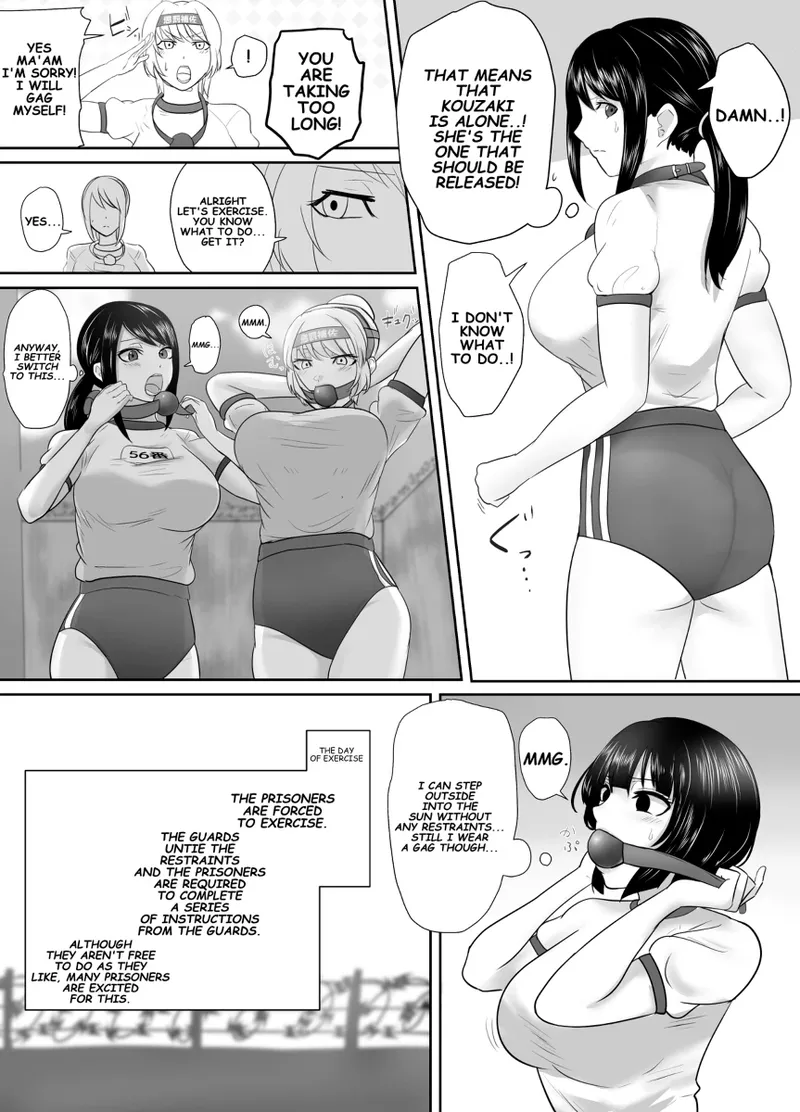 A young lady being arrested. Chapter 1-8 page 95 original parody - mouth mask bondage hentai manga - read online free