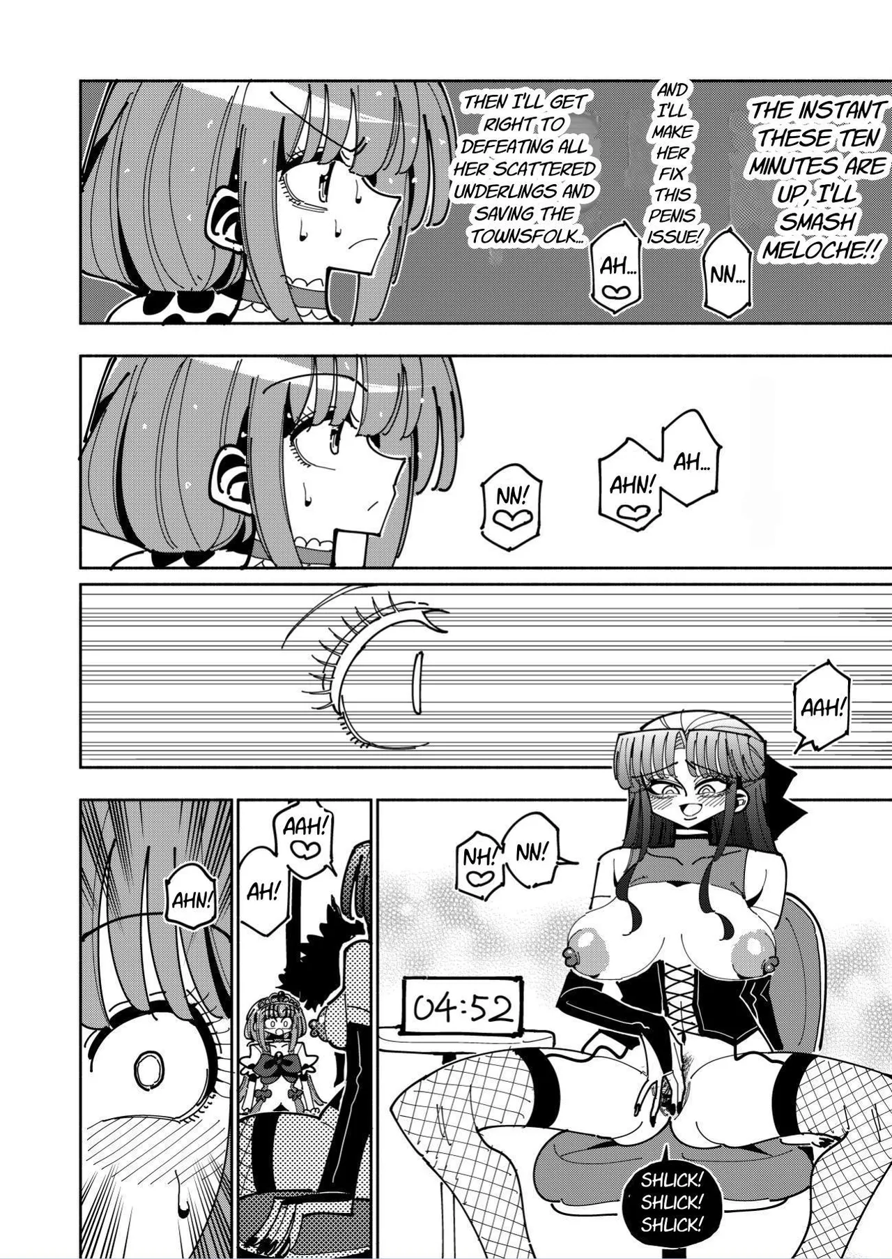 Futanari Mahou Shoujo VS Aku no Onna Kanbu no Yuuwaku | Futanari Magical Girl vs Seduction of an Evil Female Executive page 40 original parody - stockings blowjob hentai manga - read online free