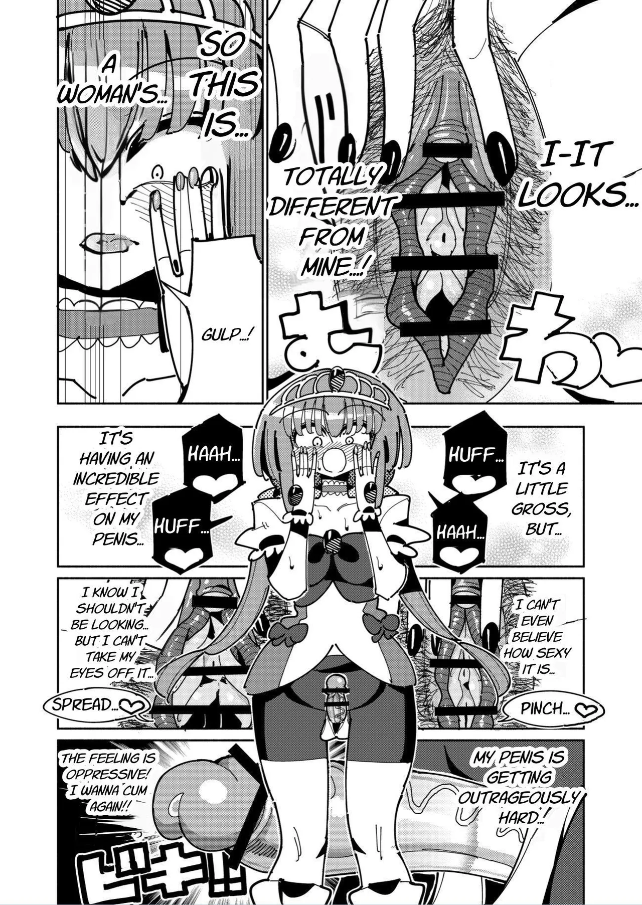 Futanari Mahou Shoujo VS Aku no Onna Kanbu no Yuuwaku | Futanari Magical Girl vs Seduction of an Evil Female Executive page 42 original parody - stockings blowjob hentai manga - read online free