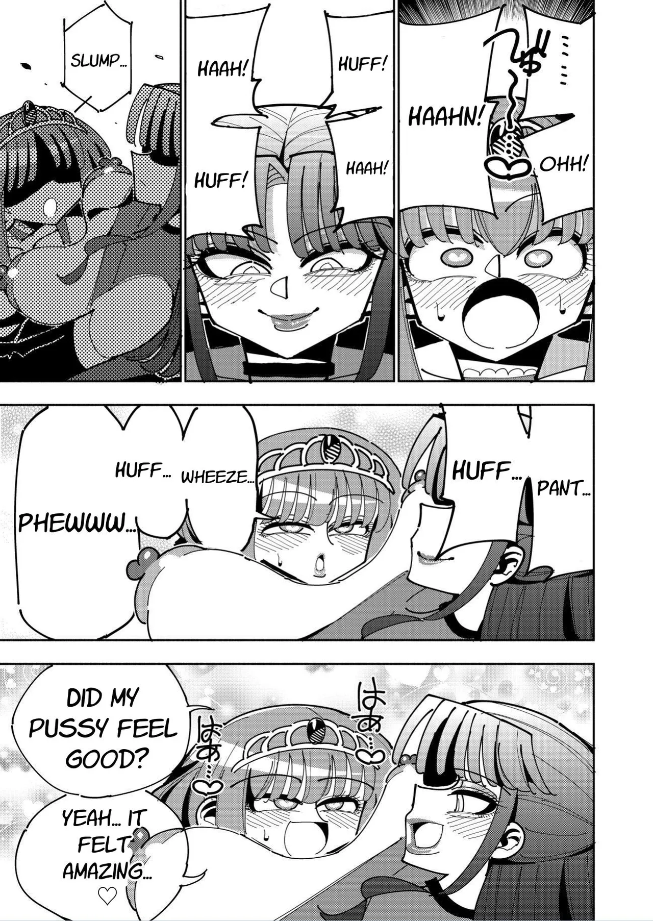 Futanari Mahou Shoujo VS Aku no Onna Kanbu no Yuuwaku | Futanari Magical Girl vs Seduction of an Evil Female Executive page 49 original parody - stockings blowjob hentai manga - read online free