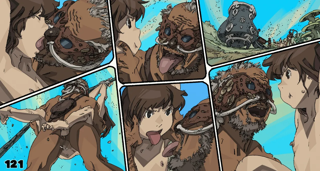 Mushi Mezuru Himegimi 6 page 121 featuring nausicaa nausicaa of the valley of the wind parody - full color rough translation hentai manga - read online free