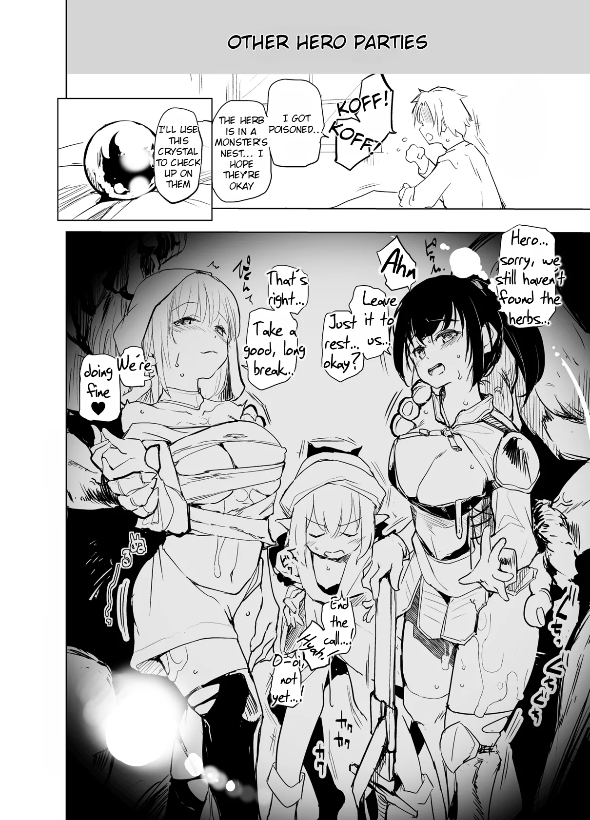 [Kaede Momiji (Shijokko)] Yuusha Aaaa to Nakama-tachi | Companions of the Hero 'Aaa' - Side story + Extras [Rei Scans] page 10 featuring priestess - sole male nakadashi hentai manga - read online free