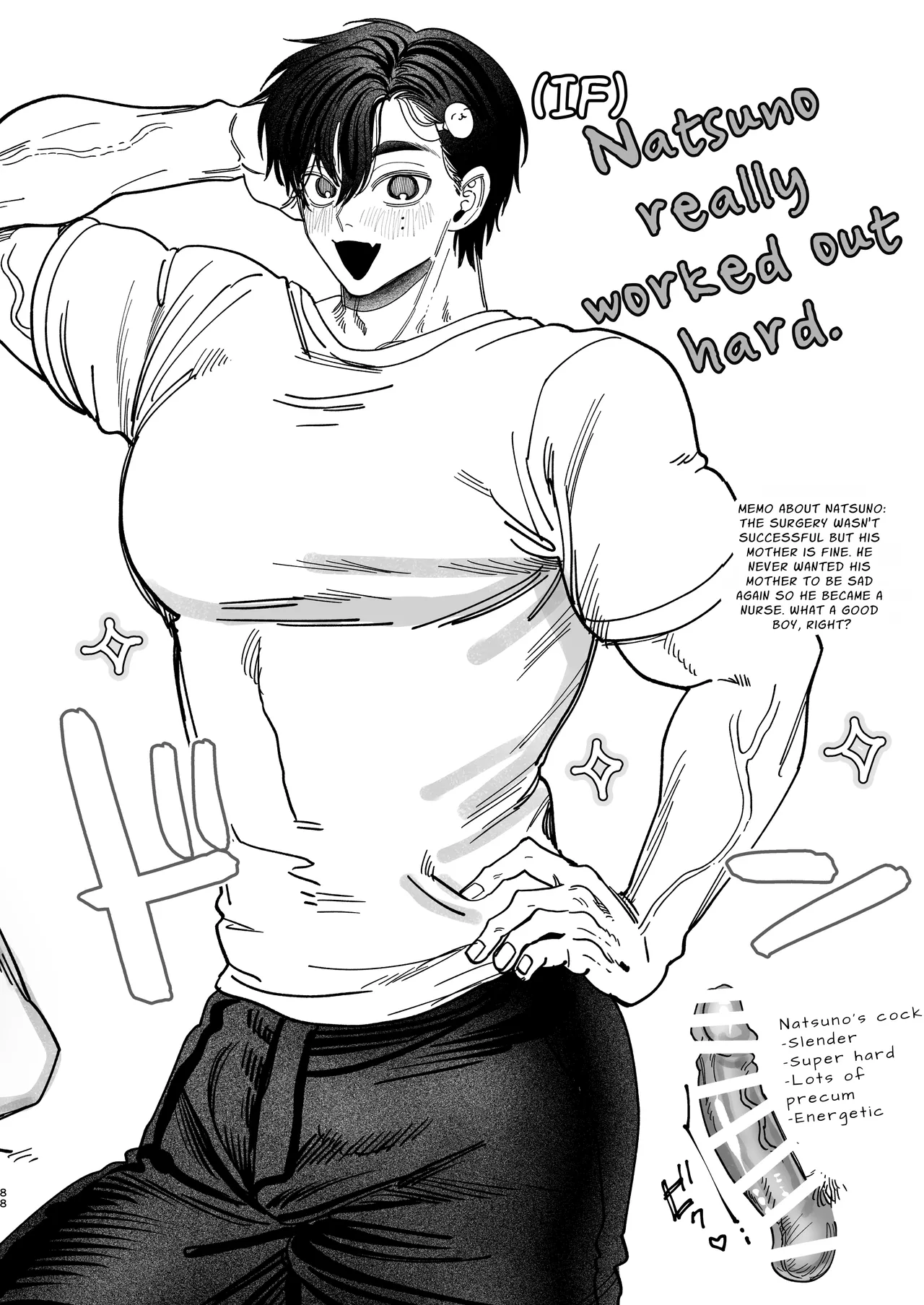 The Beefy Stoic Surgeon is Obsessed with His Younger Golden-Retriever Nurse's Cock! page 86 original parody - nakadashi beauty mark hentai manga - read online free