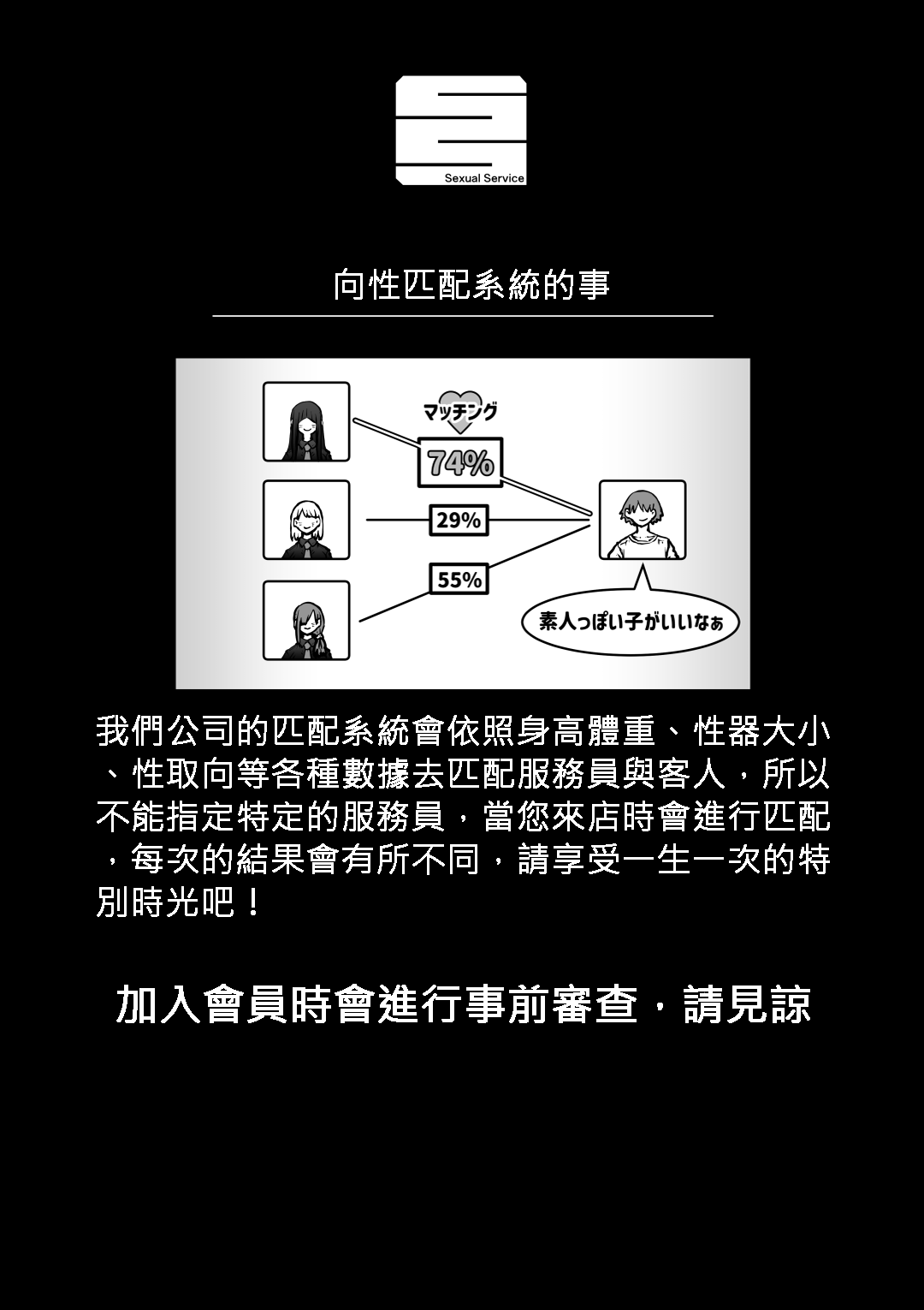 Kanzen Doui-gata Seifuuzoku Sexual Service Kabushikigaisha page 22 original parody - big breasts prostitution hentai manga - read online free