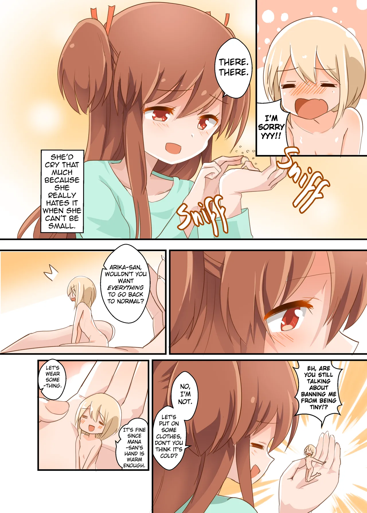 Jikkakuchou Hokan no Mana page 12 original parody - yuri females only hentai manga - read online free