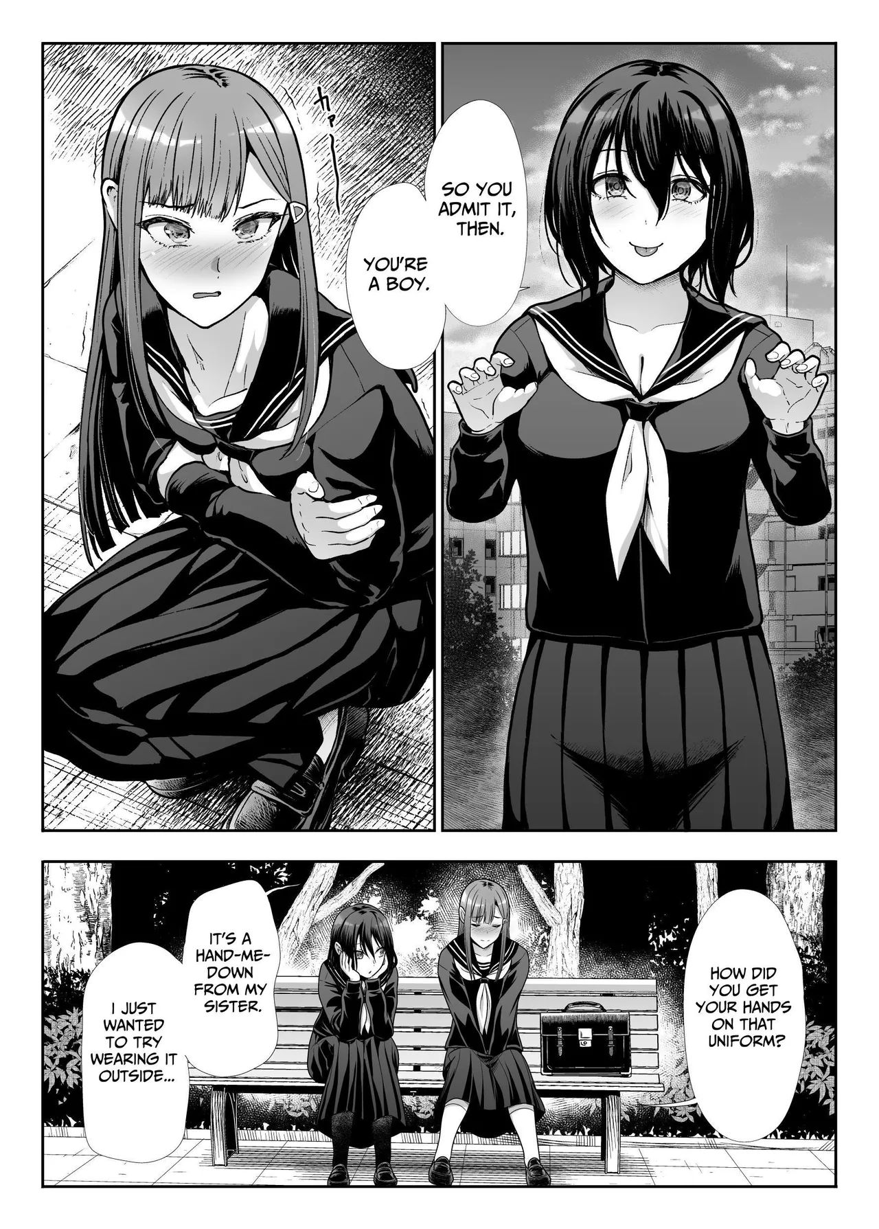 Downer Onee-sama wa Mae mo Ushiro mo Aishitai | Languid Lady Wants Make Love To Both The Front & Behind page 9 original parody - cum swap virginity hentai manga - read online free